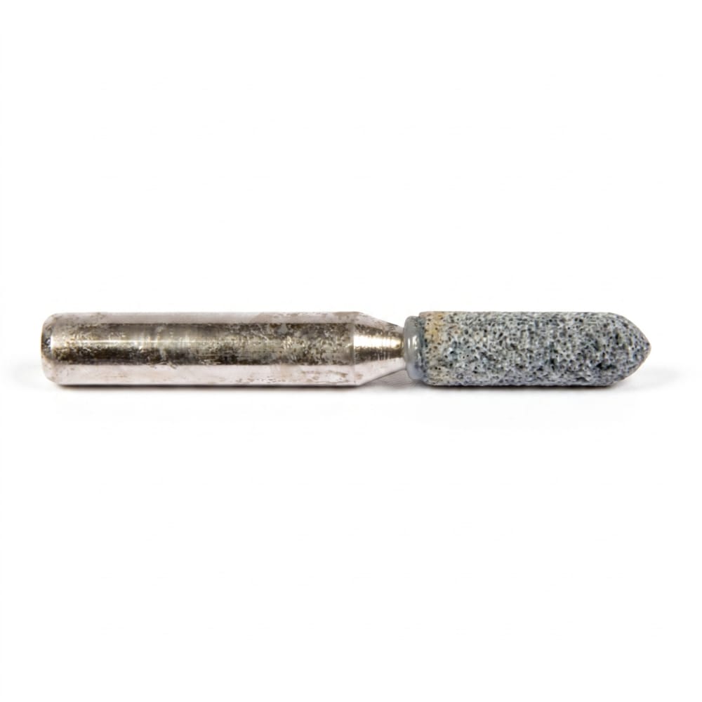 Forney  3/4 in. D X 1/4 in. L Aluminum Oxide Stem Mounted Point Cone 56000 rpm 1 pc