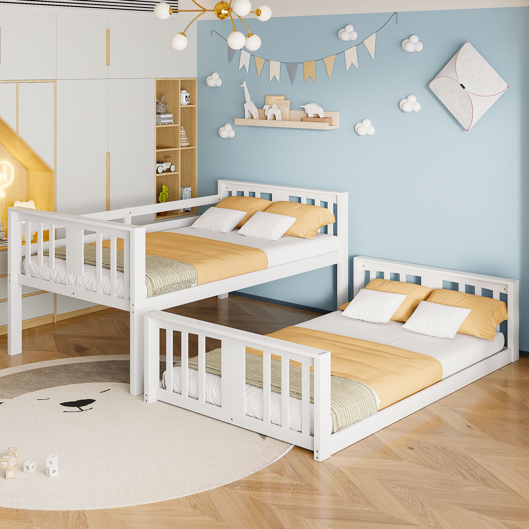 ModernLuxe N708P242163K Bunk-Beds - View #2