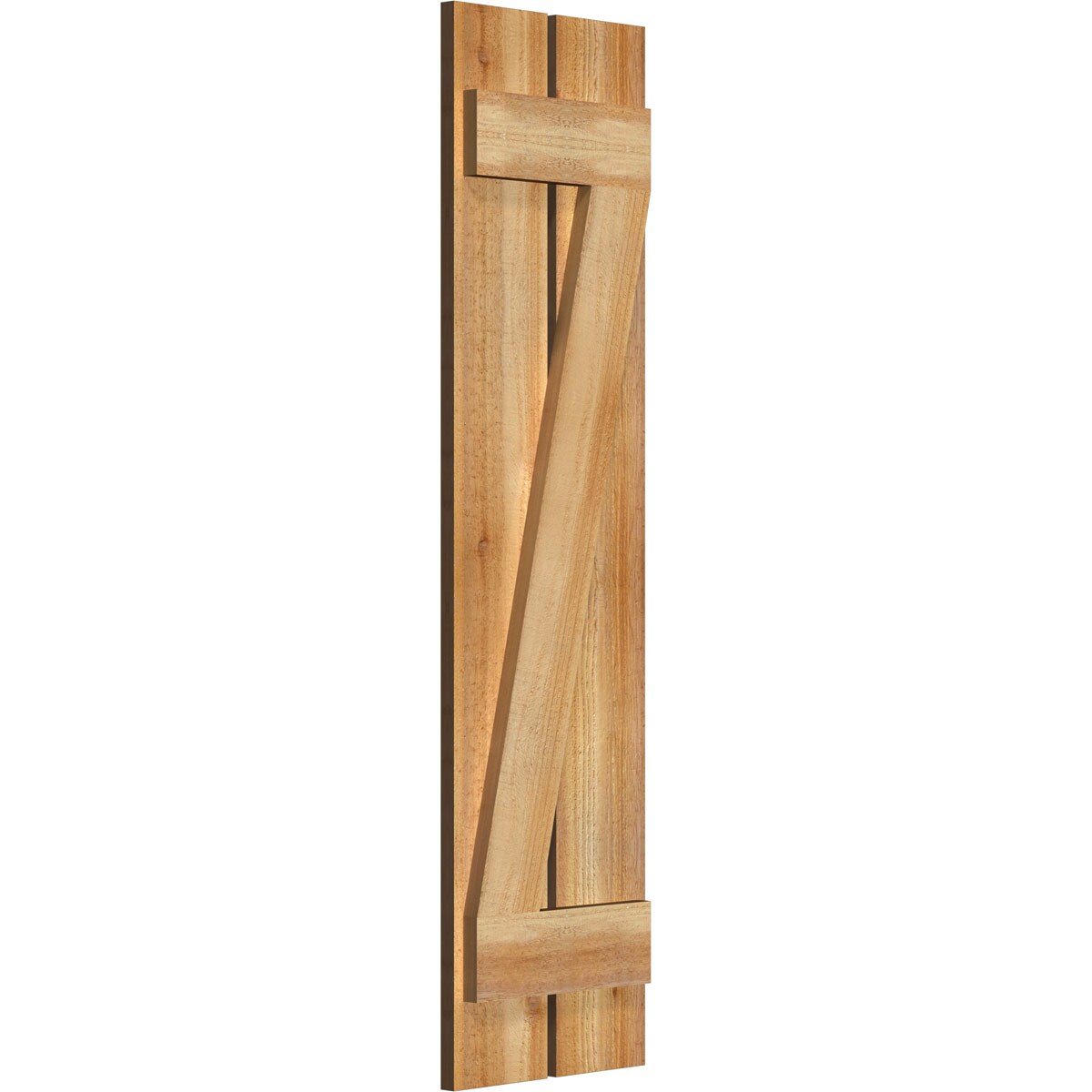 Ekena Millwork RBS06Z11X043RWR Exterior-Shutters - View #2