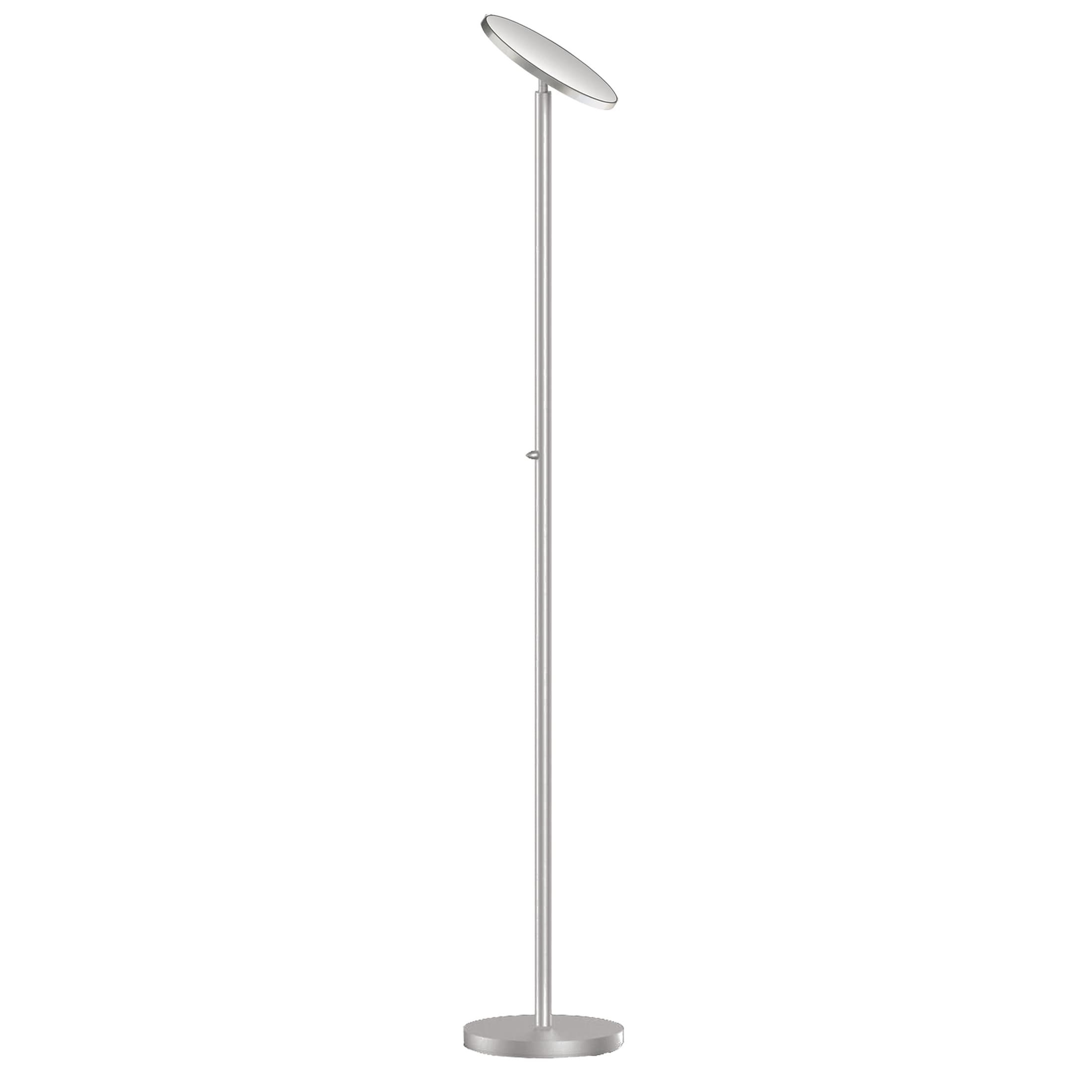 Dainolite 701LEDF-SN X 72-in Satin Chrome Torchiere Floor Lamp