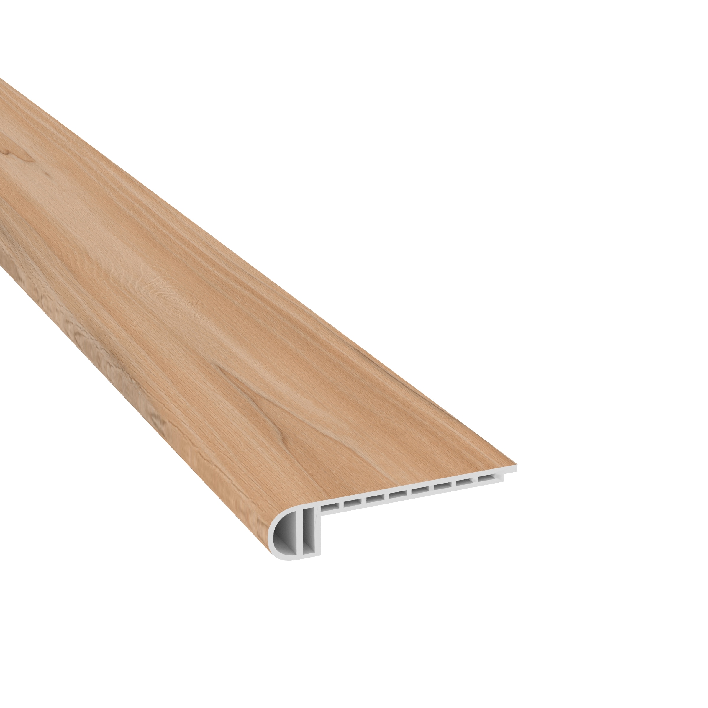 CALI 7908500615 Locals Only 3/4-in T x 2-in W x 72.83-in L Prefinished Vinyl Stair Nosing Floor Moulding Trim