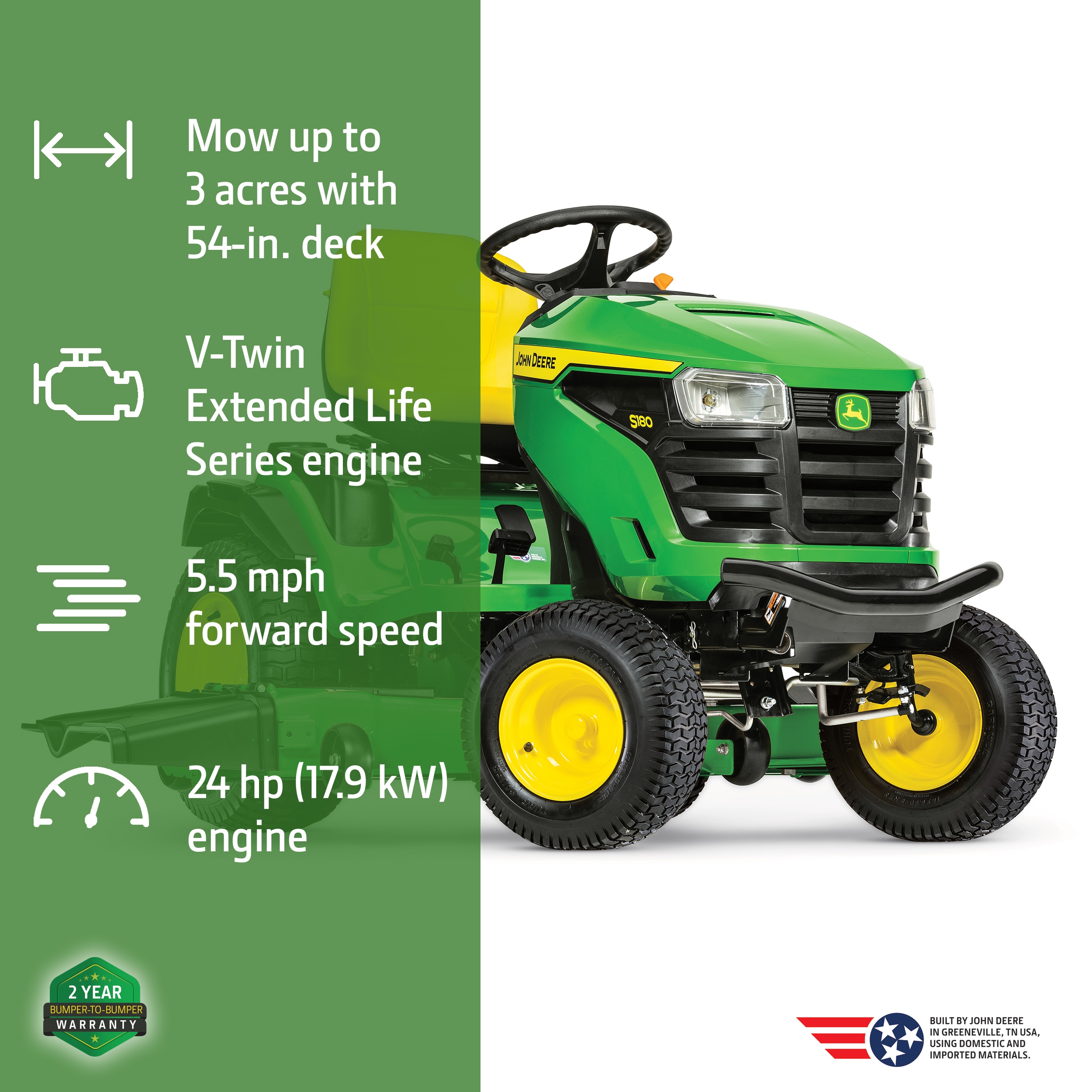 John Deere BG21213 Riding-Mowers-Tractors - View #3