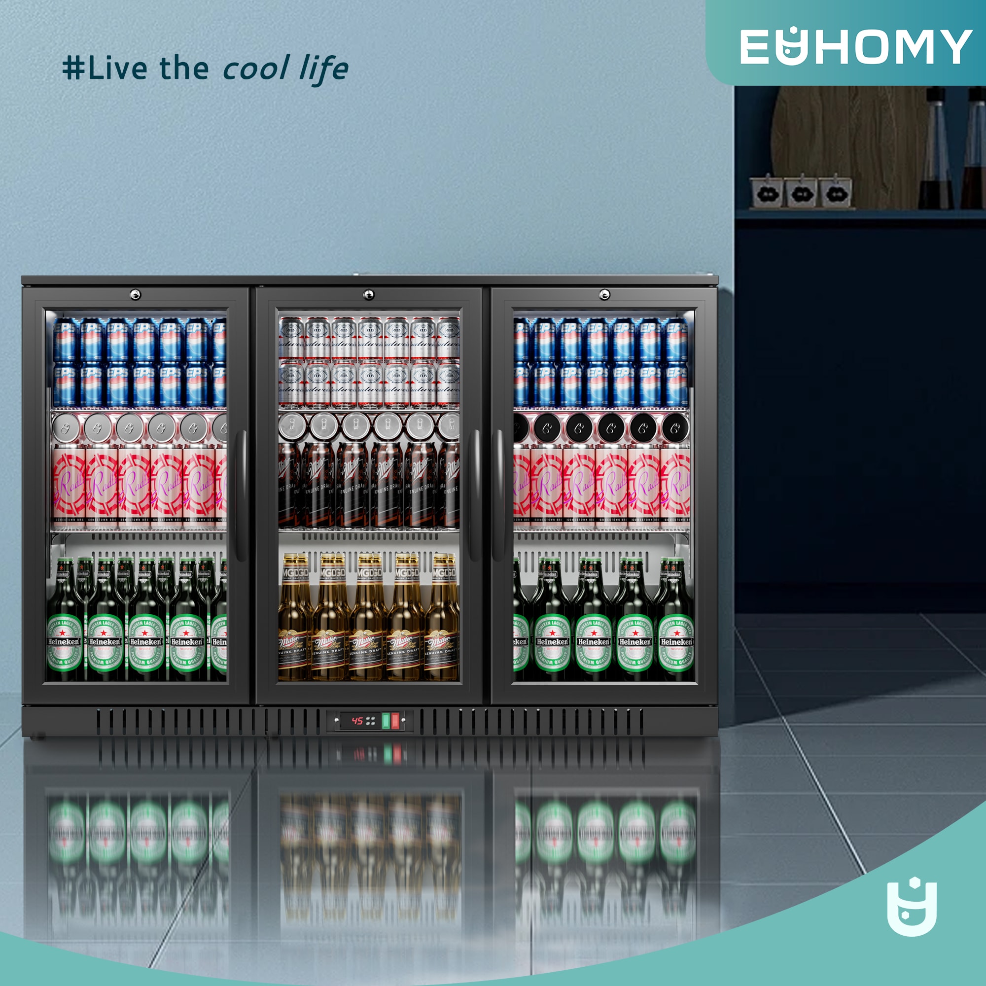 Euhomy BR006-330BL-E-LS-SC Beverage-Dispensers - View #12