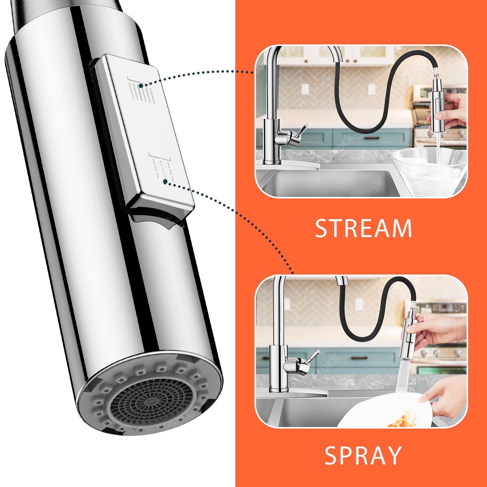androme AD2430CH Kitchen-Faucets - View #4