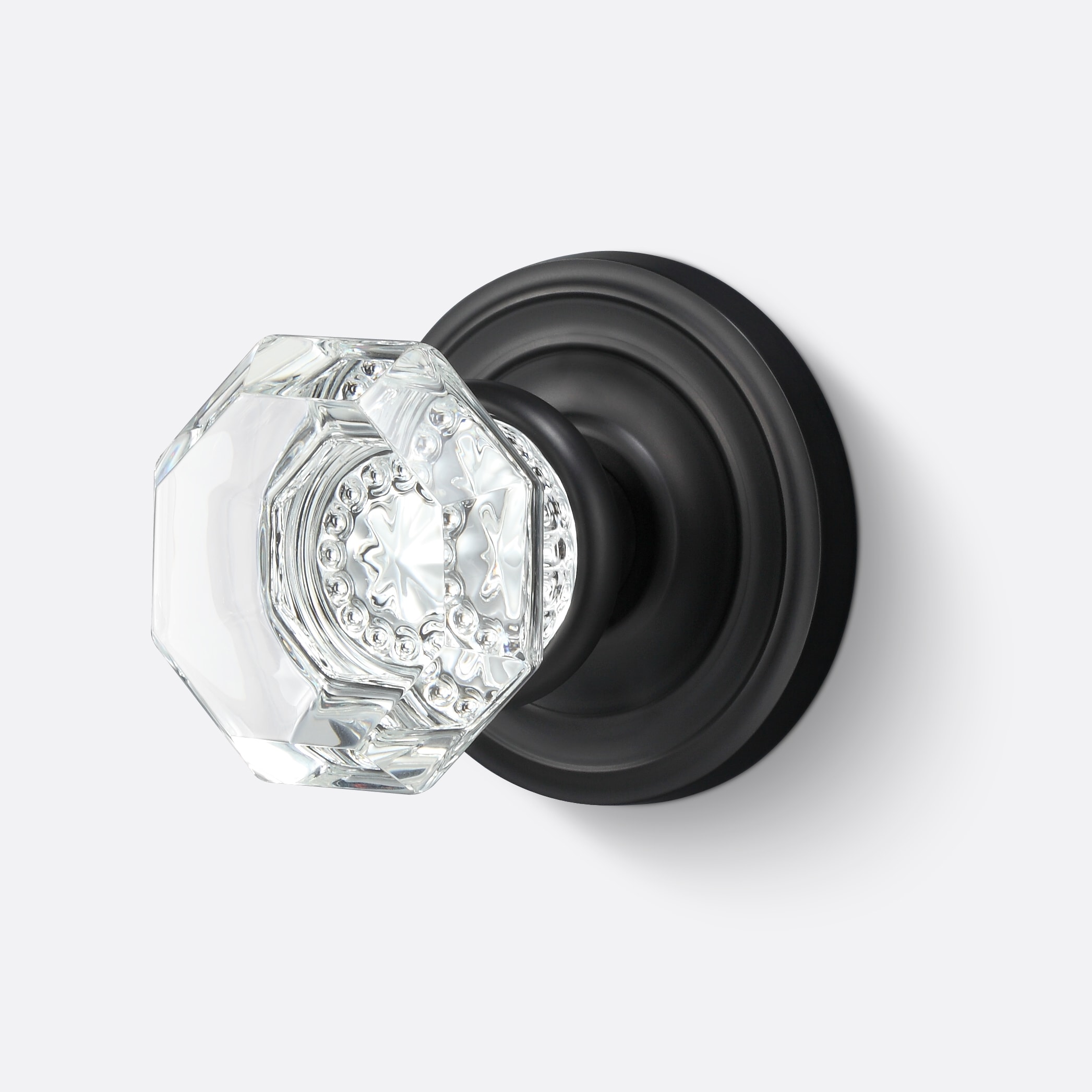 Sure-Loc Hardware TY100 FBL Ridgecrest Mountain Torrey Flat Black Interior Hall/Closet Dummy door knob Single pack