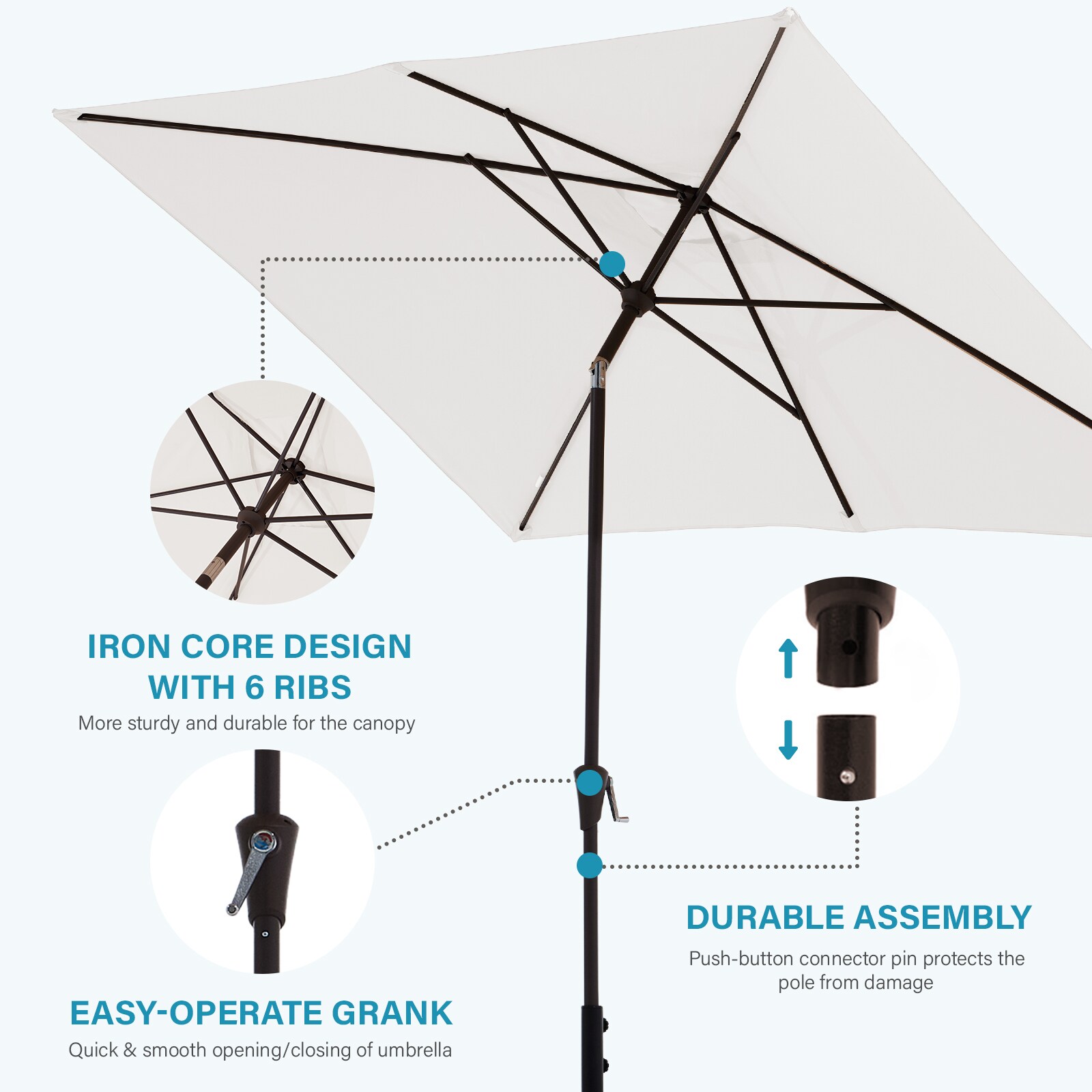 VOUA 6.5ZZS-RD Umbrellas-2 - View #3
