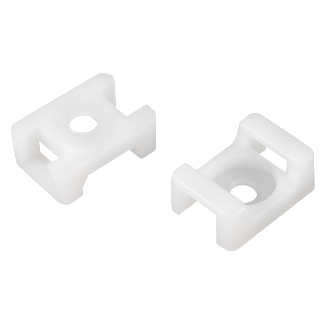 Unique Bargains 100pcs Cable Tie Mount Base Saddle Type Wire Holder ...