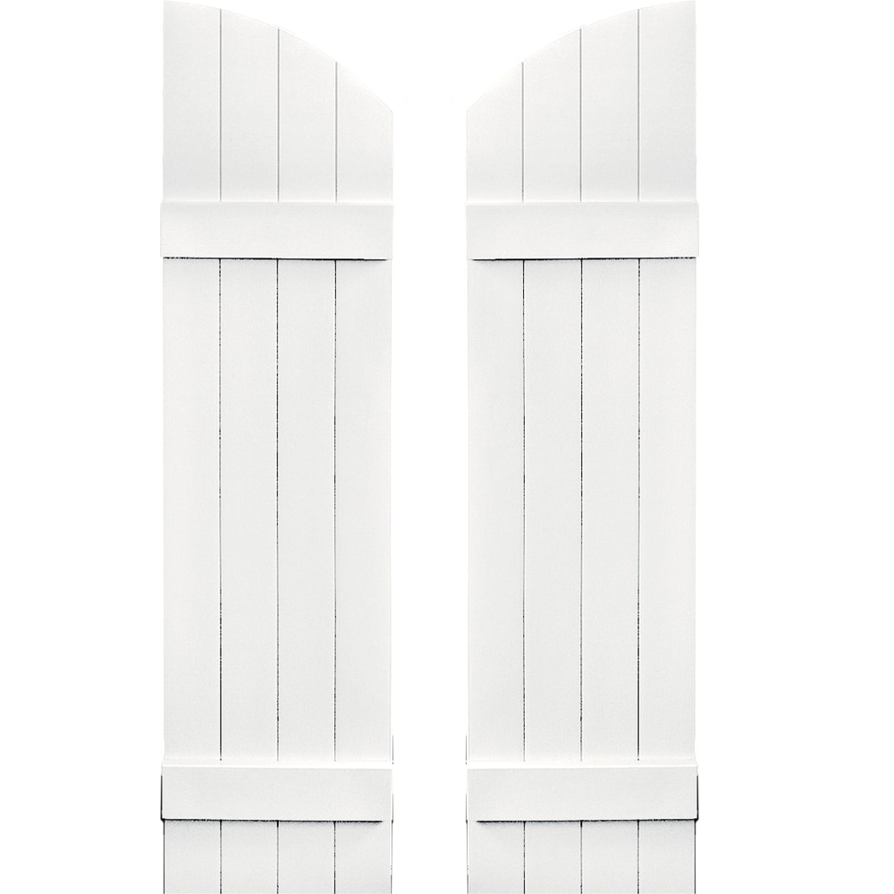 Vantage V5931449117 13.875-in W x 49-in H Bright White Exterior Shutters
