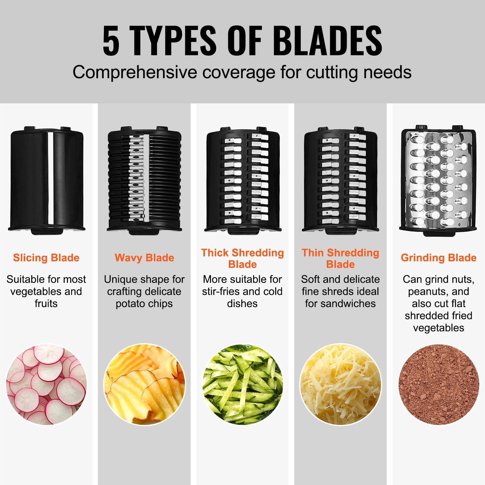 VEVOR SCDDSCQPJBXG03744V1 Food-Slicers - View #3