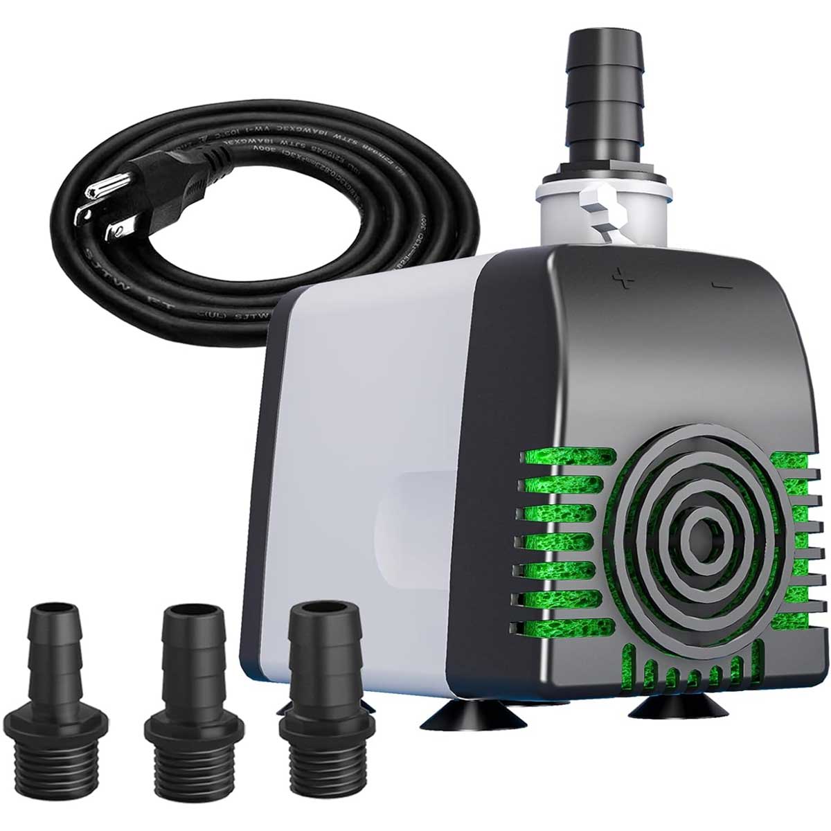 Aoibox LABAP2927 550GPH High Efficiency Submersible Water Pump Quiet Design for Fountains Ponds Aquariums Hydroponics Outdoor Indoor Use