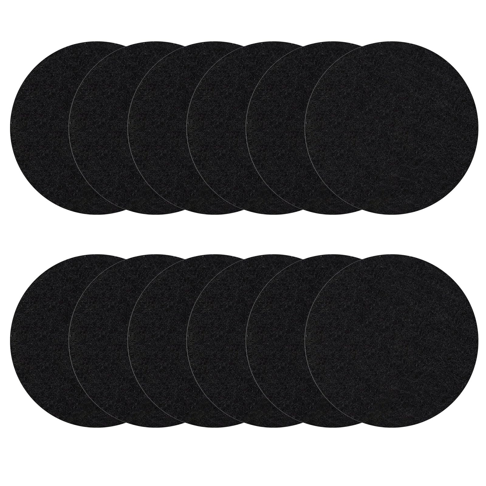 Ahfiwaso -  6 5 Inch Compost Bin Filters 12 pack Activated Charcoal Odor Absorbing Extra Thick Ro...