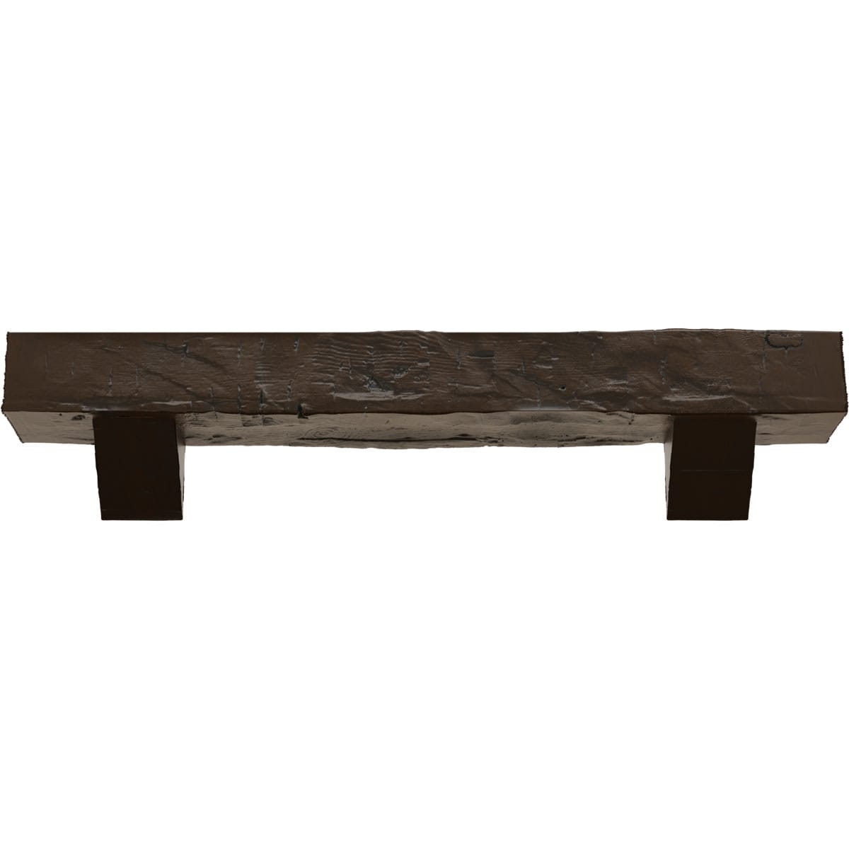 Ekena Millwork MANUHH08X12X72BKBM Mantel-Shelves - View #2