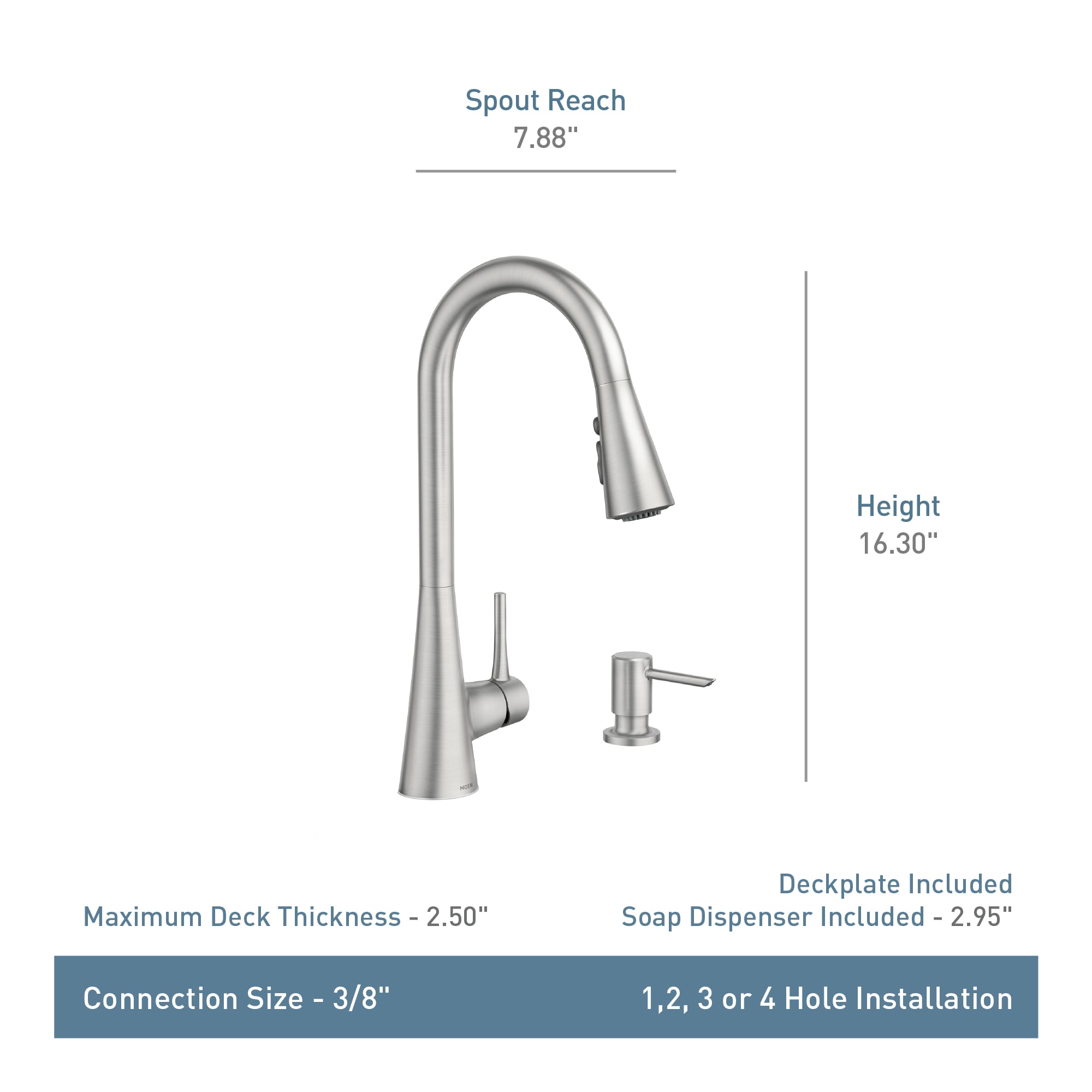Moen 87836SRS Kitchen-Faucets - View #7