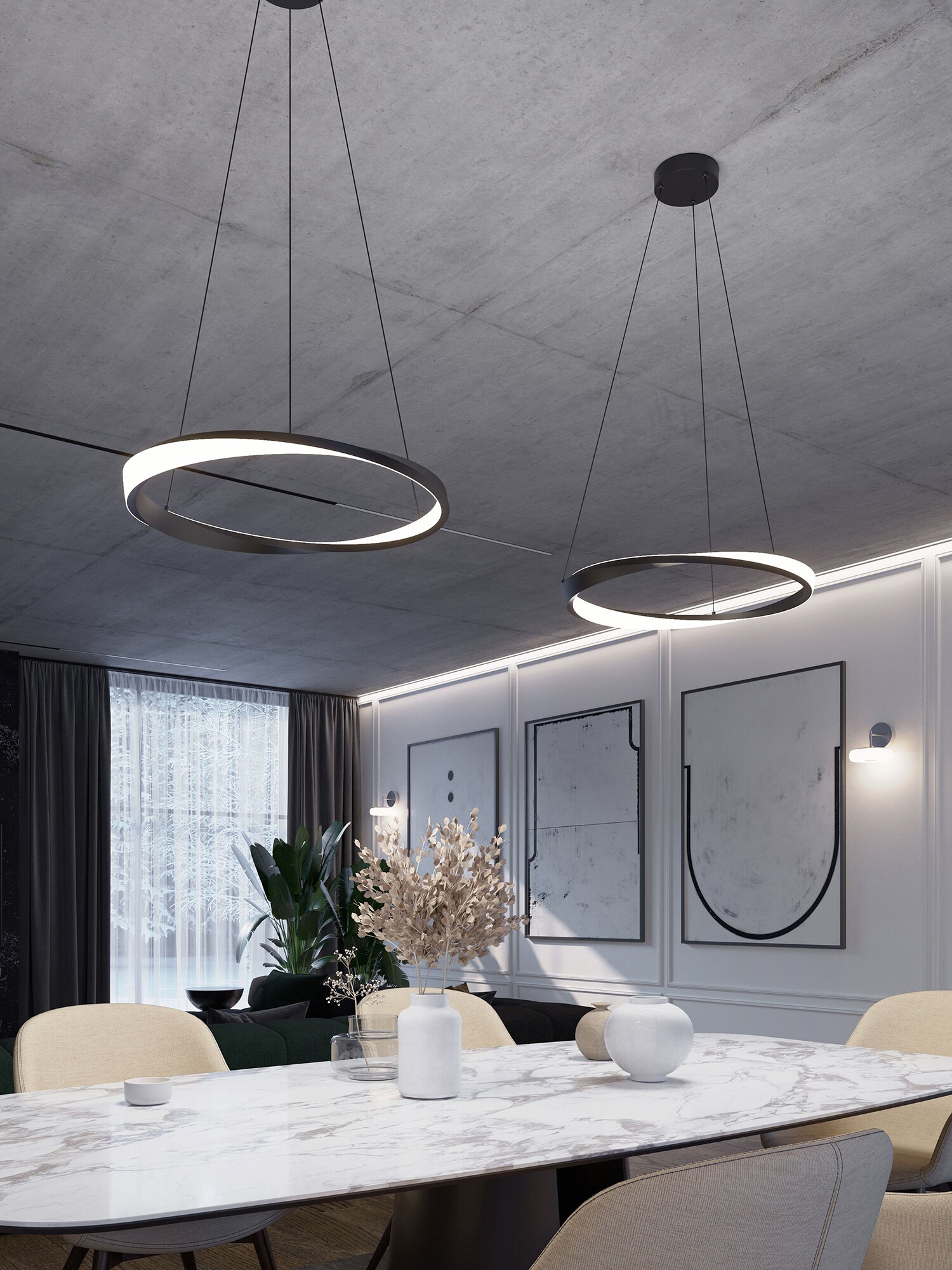 AFX OBRP24LAJUDBK Pendant-Lights - View #4