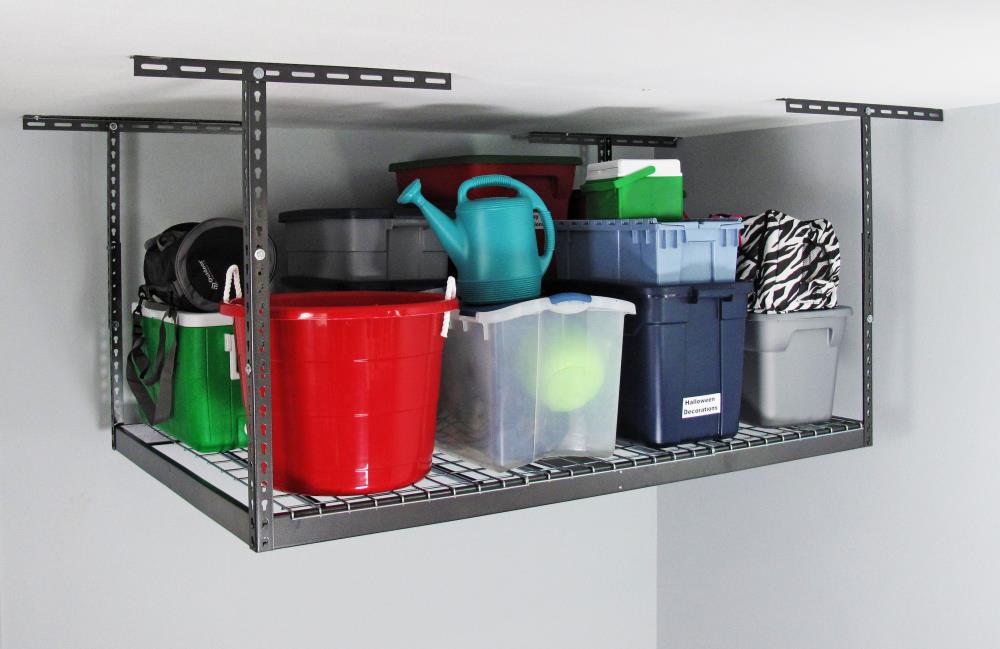 MonsterRax Overhead Storage Rack, Hammertone