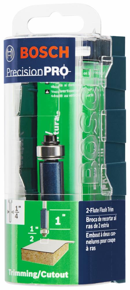 Bosch 1/2-in Carbide-tipped Flush Trimmer Router Bit 85266MC at Lowes.com