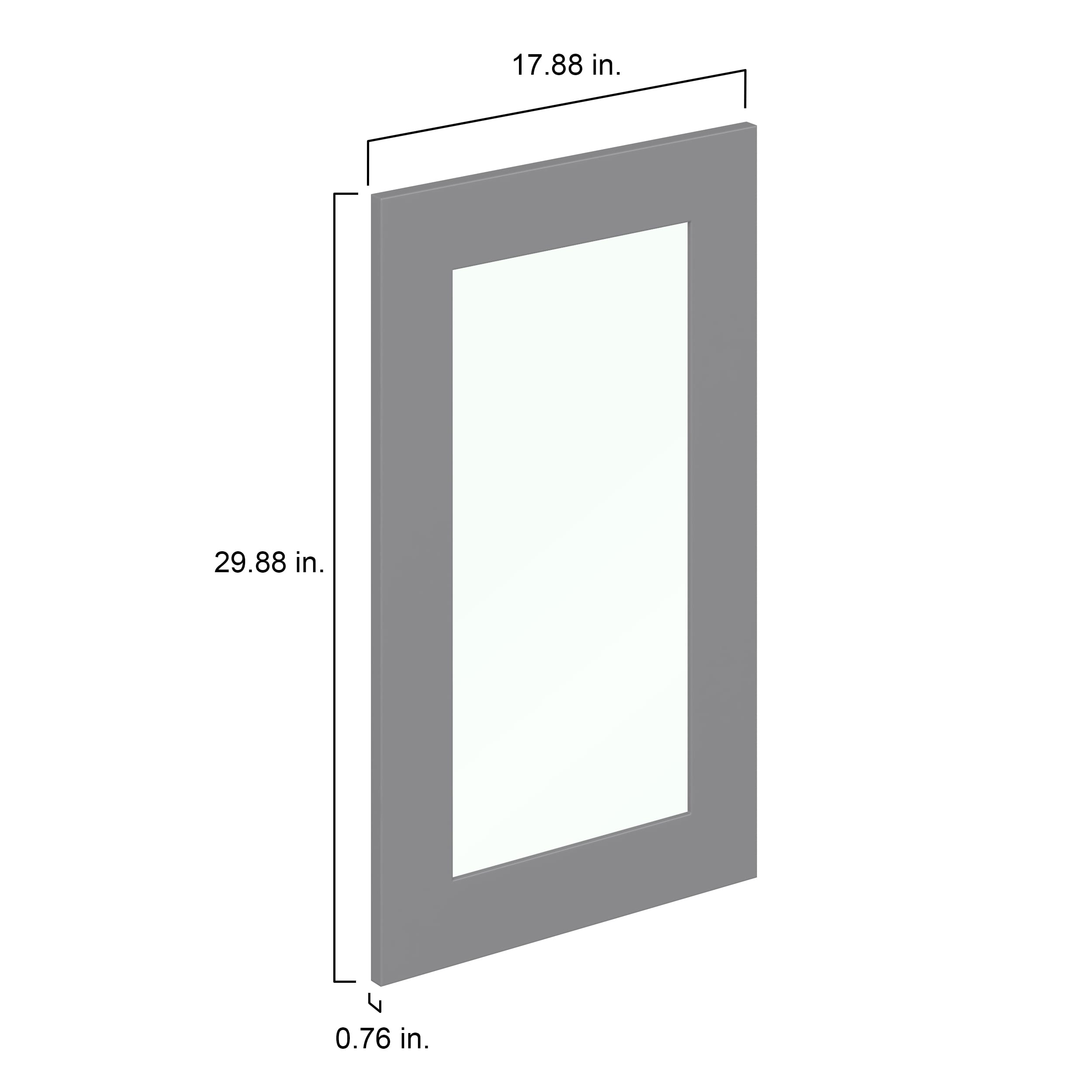Hugo&Borg DSGDR1830-BM Kitchen-Cabinet-Doors - View #4