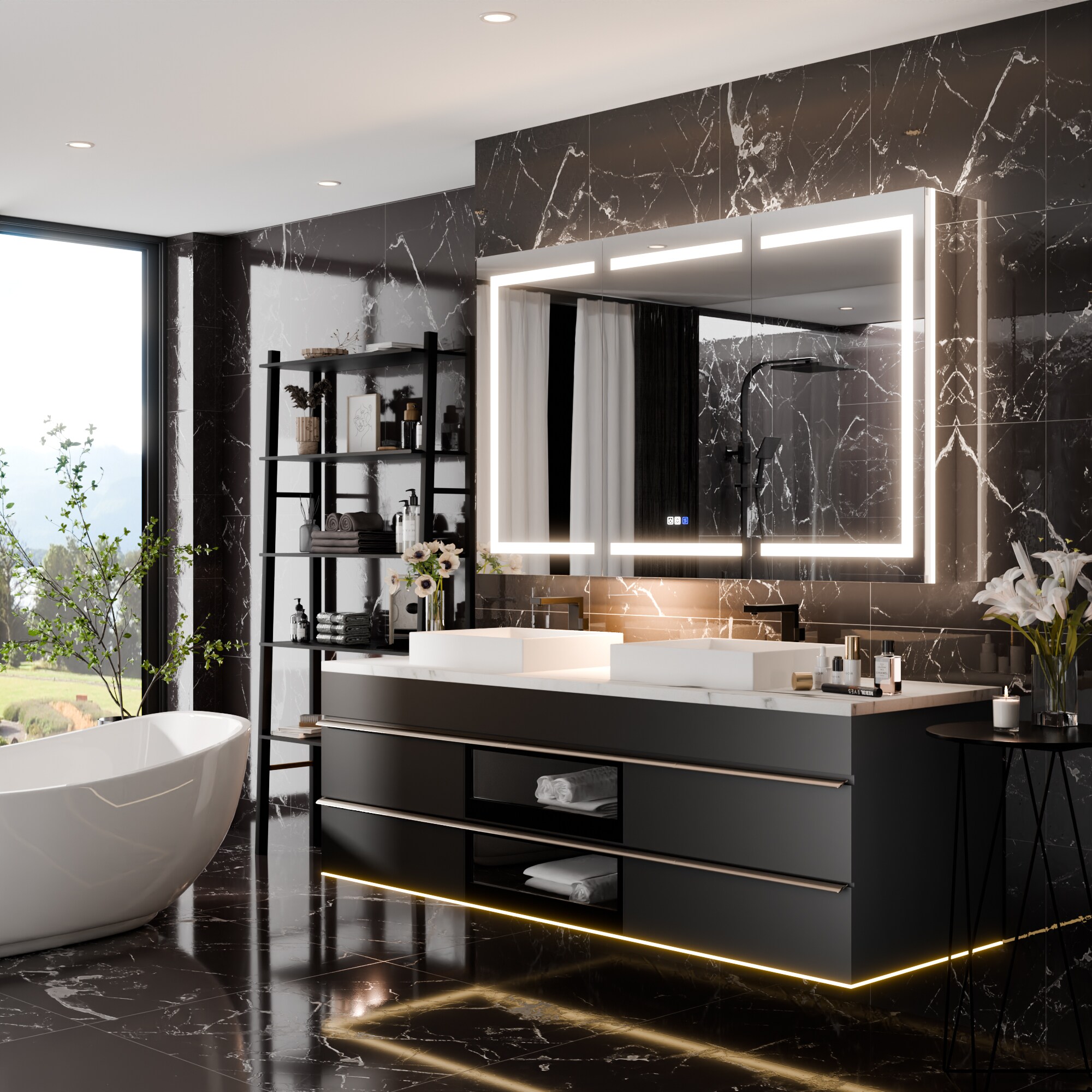 WELLFOR EX-V11MD6036 Bathroom-Medicine-Cabinets - Thumbnail View #2