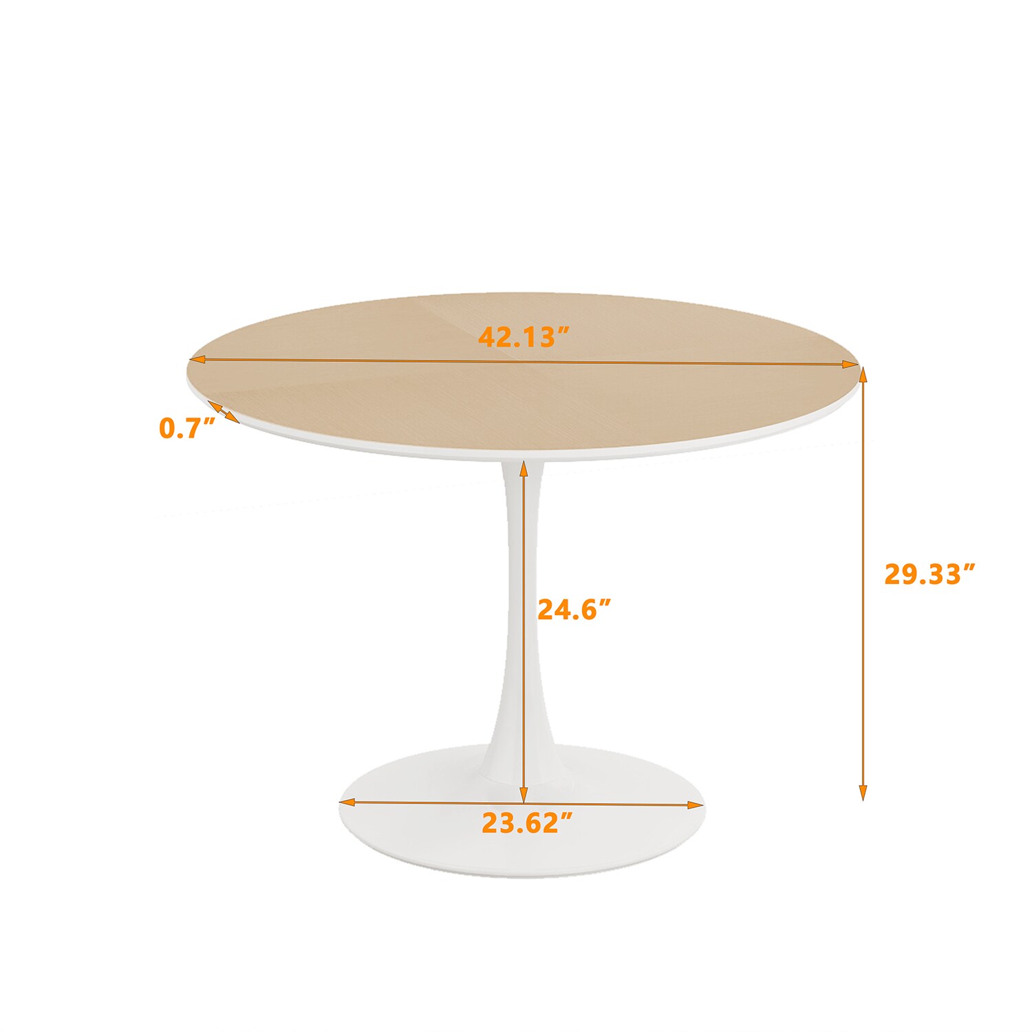 SINOFURN SYA010184WT Dining-Tables - View #5