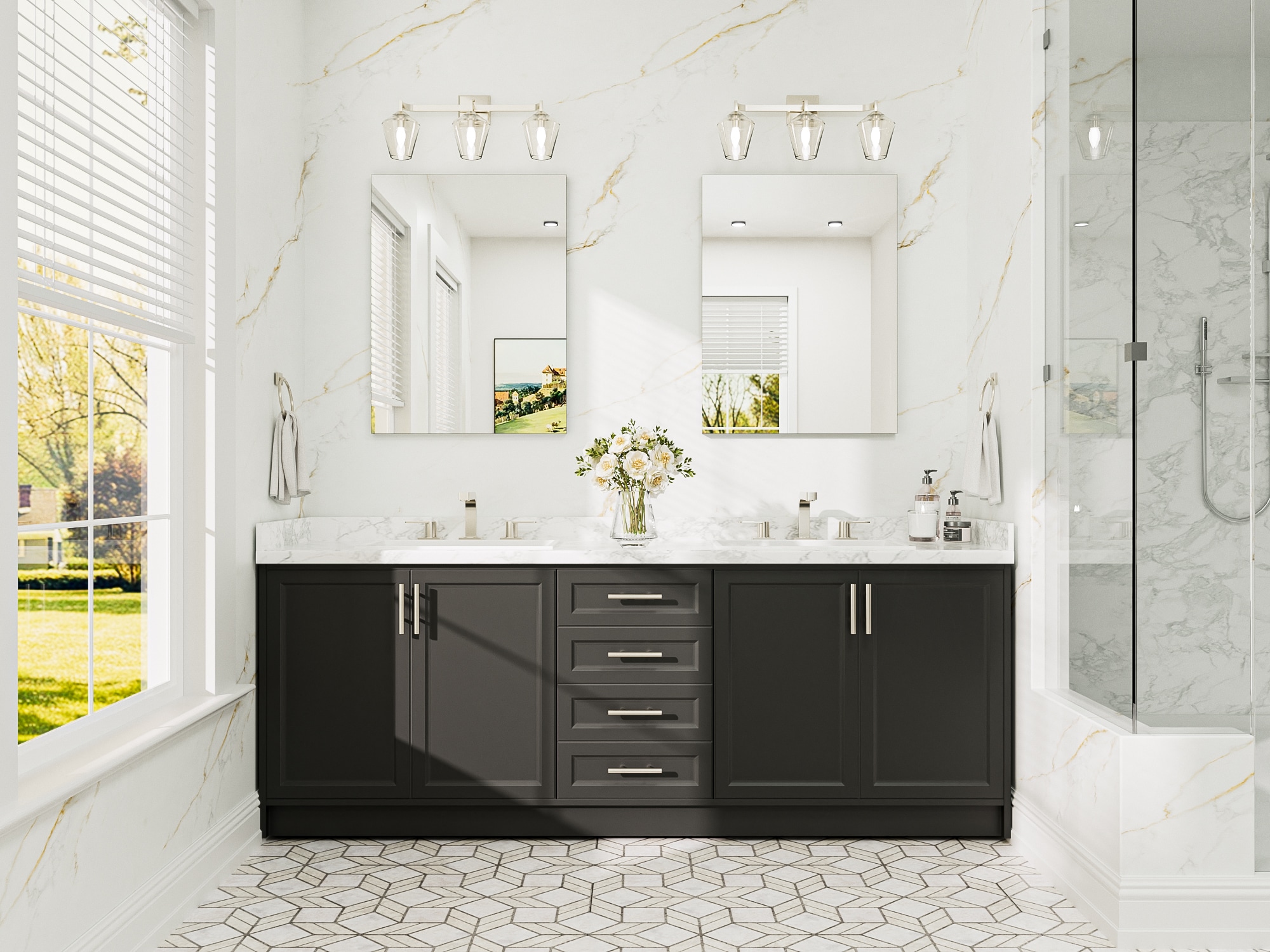 TETOTE LSC-TE-2432-B77 Framed-Bath-Mirrors - View #2