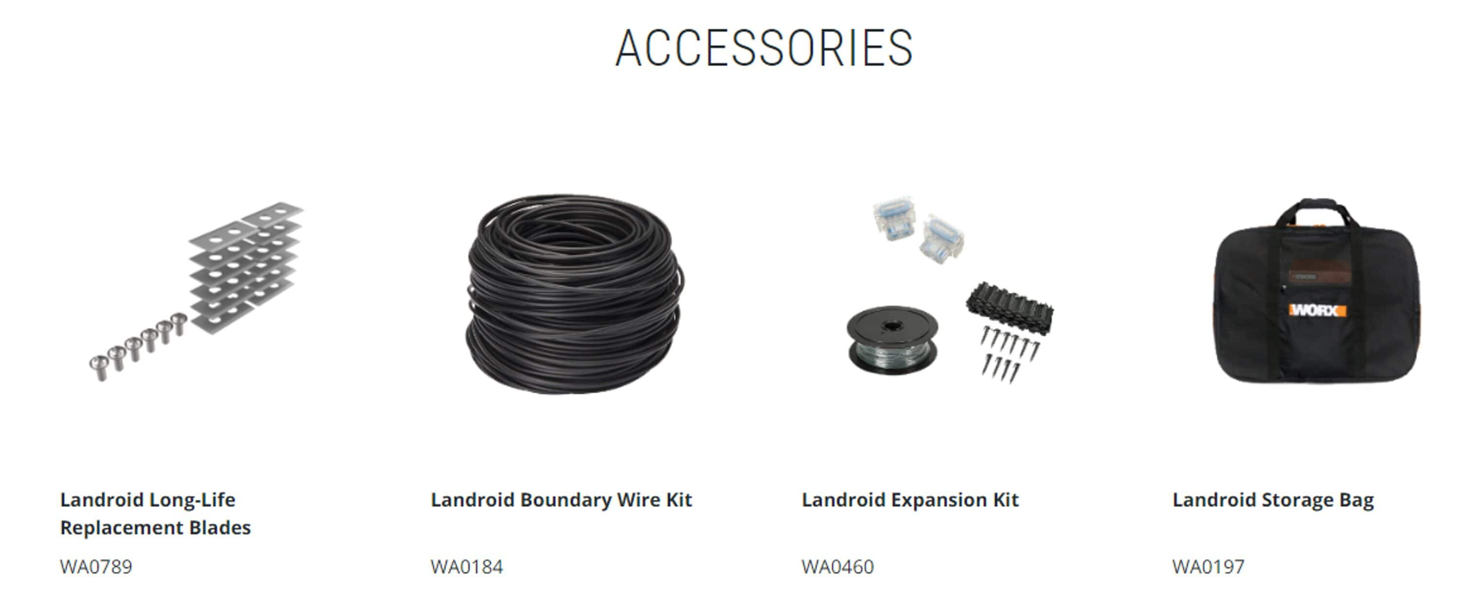 WORX Landroid Expansion Kit with 50m Boundary Wire and 70 Pegs in