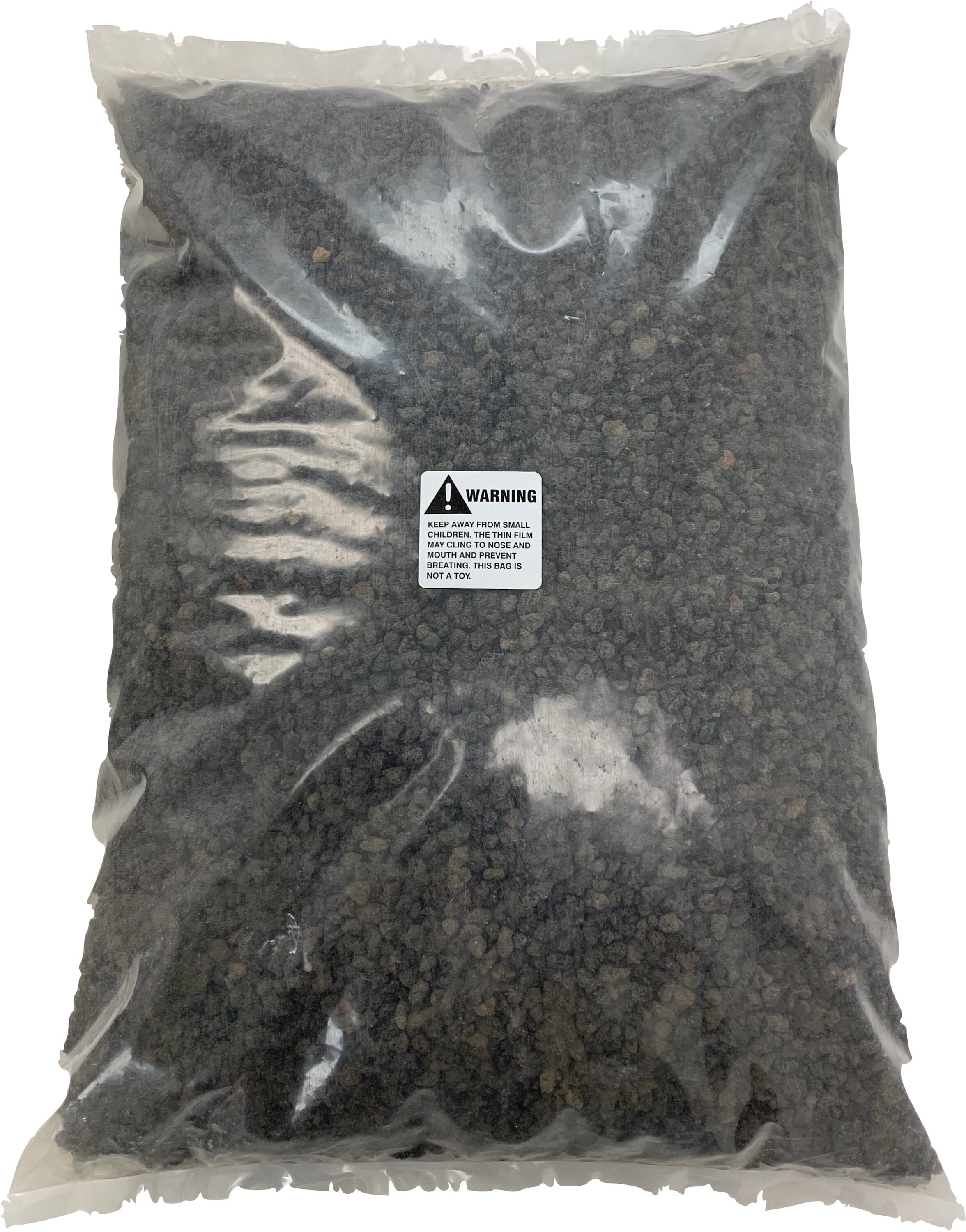 The Bonsai Supply LAVA 20 QT Black Lava Rock 20qt quarter inch Particle Size 20 Quart(s) Black lava rock Drainage and aeration