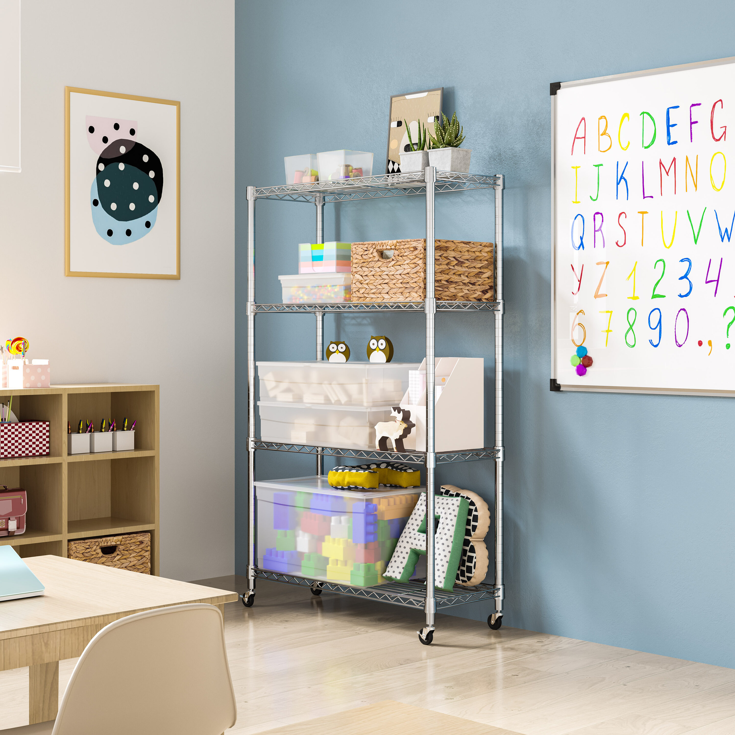 Seville Classics SHE15385B Free-Standing-Shelving - View #2