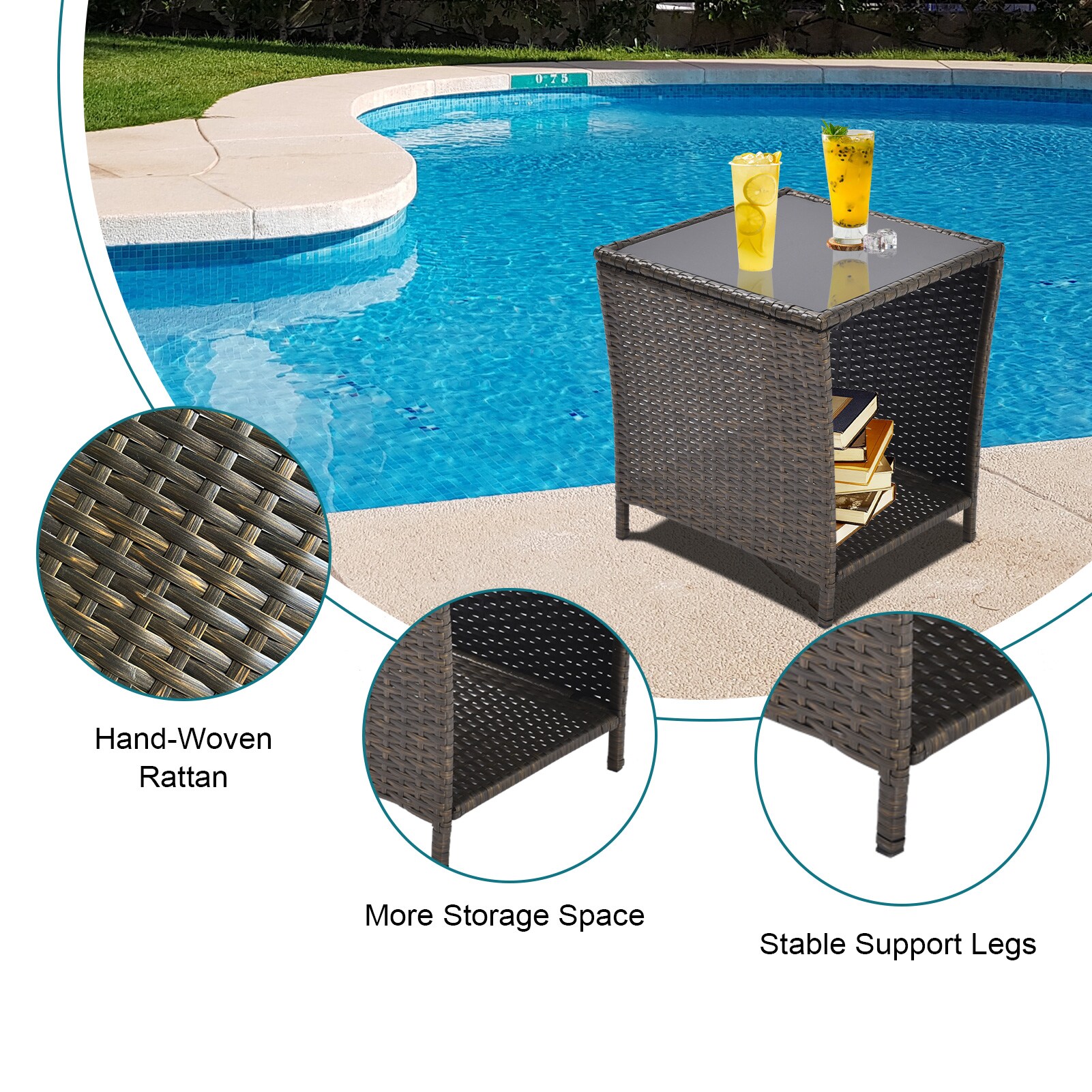 CESICIA W225-OPS-163 Patio-Tables - View #4
