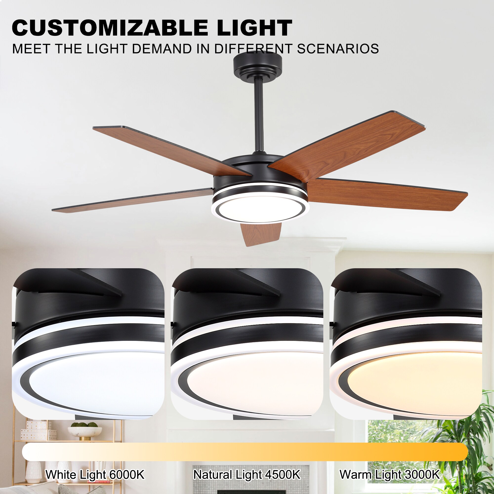 Oaks Decor DC5225OKEL-B Ceiling-Fans - View #10