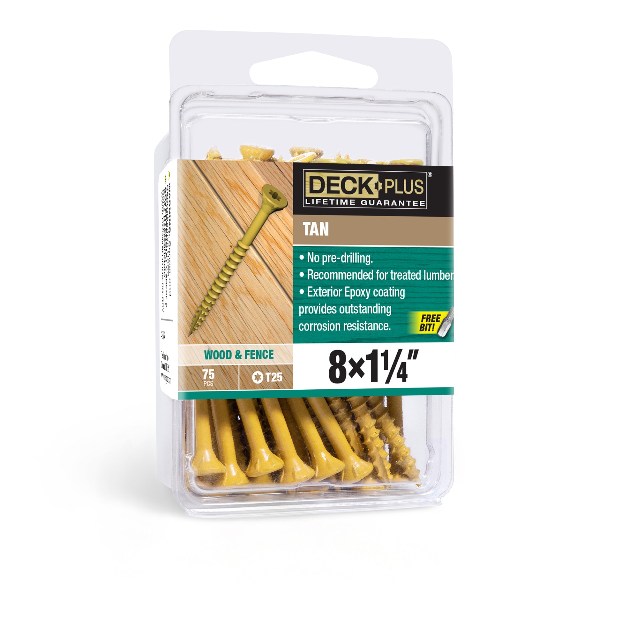 #8 x 1-1/4-in Wood to wood Deck Screws 75 -Per Box