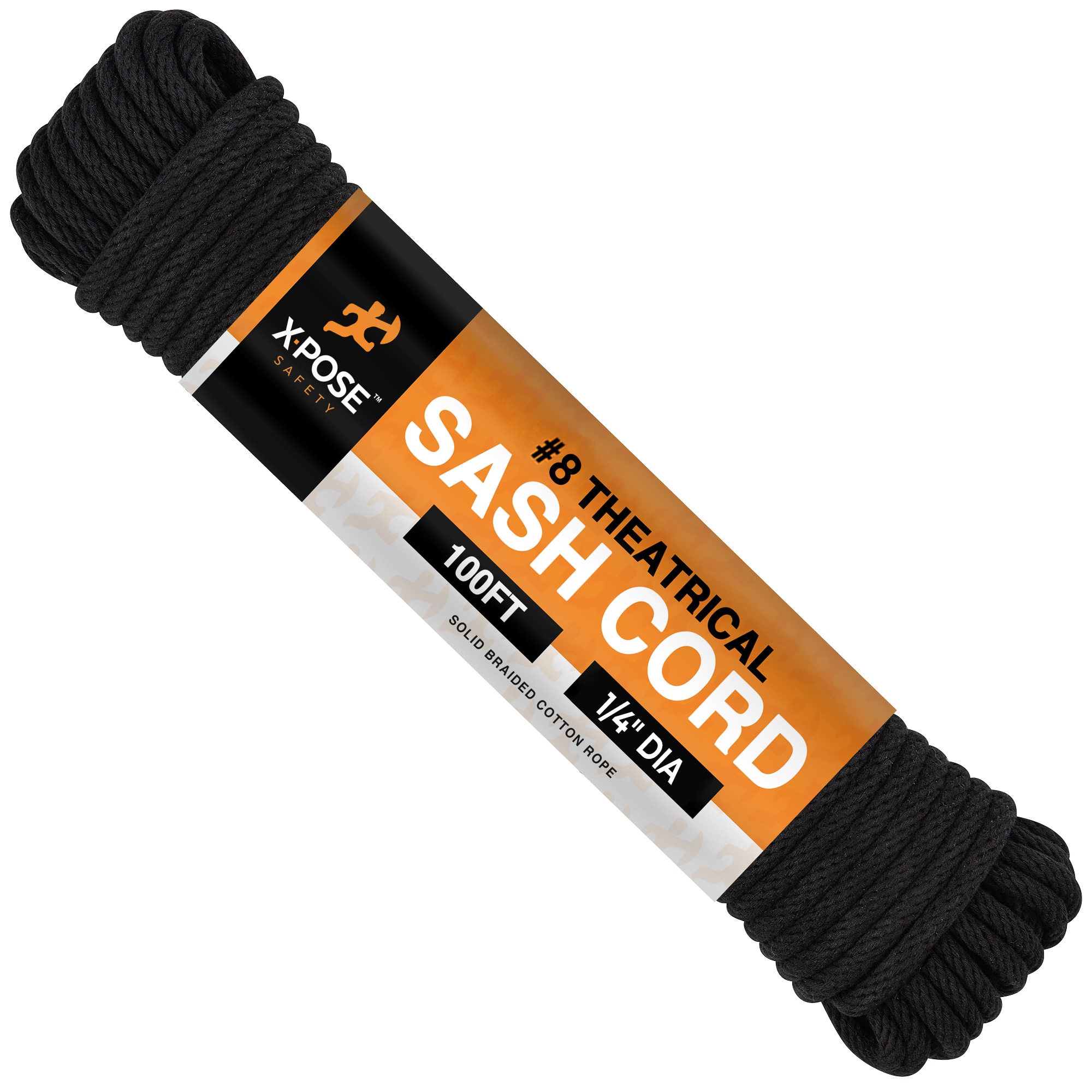 XPOSE SAFETY BSC14-100-X-S 0.25-in x 100-ft Nylon Rope (By-the-Roll)
