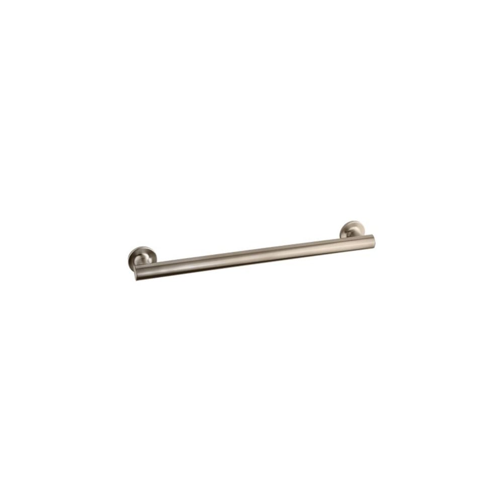 KOHLER 11892-BV Purist 18.0-in Vibrant Brushed Bronze Wall mount Grab Bar ( 300.0-lb Weight Capacity )