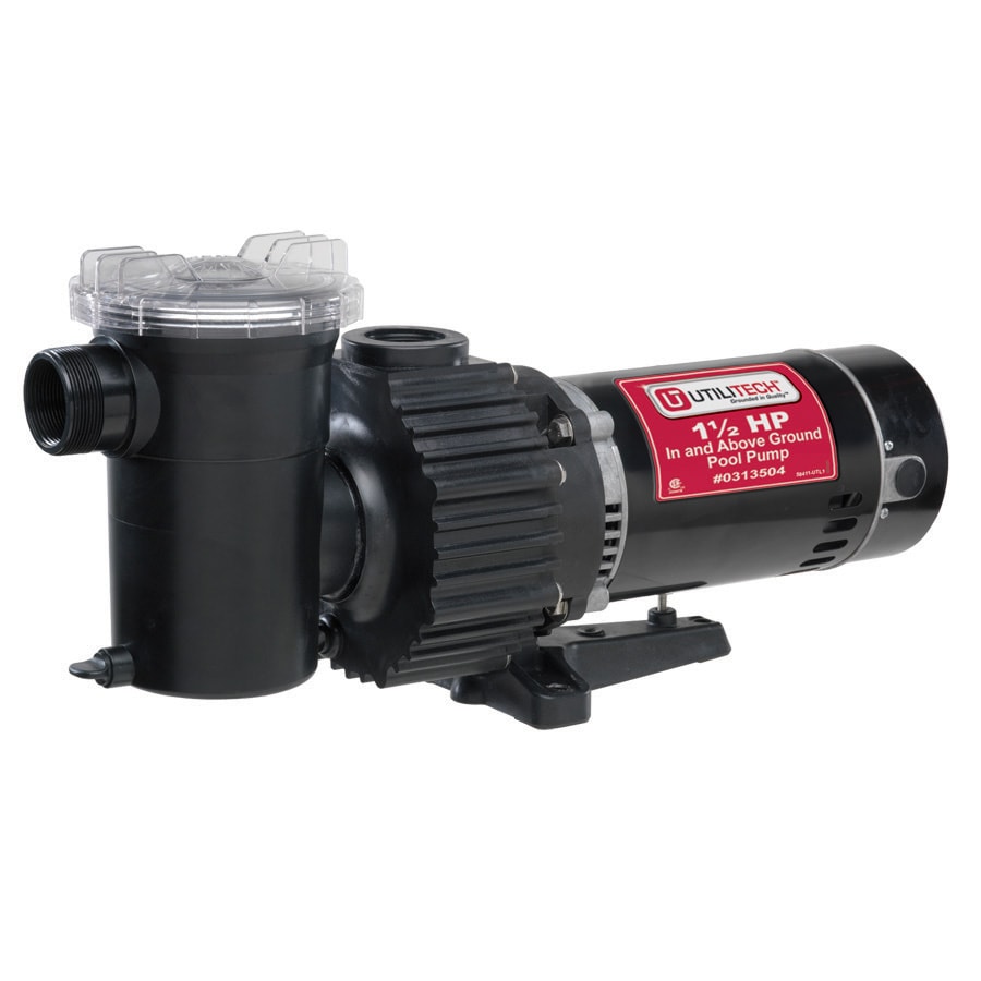 Utilitech 115 and 230-Volt Thermoplastic Pool Pump in the Water Pumps  department at