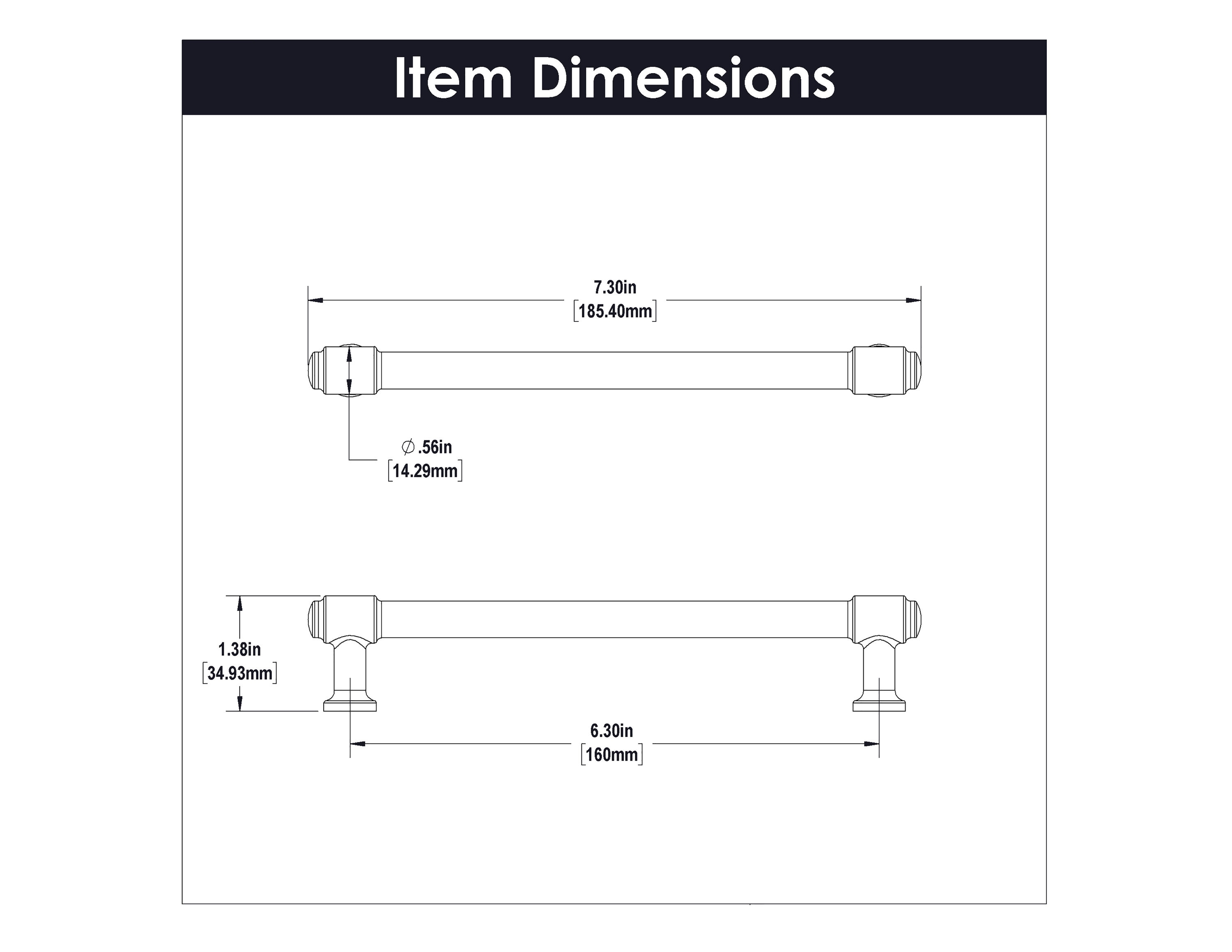 Hickory Hardware H077854MB-10B Cabinet-Pulls - View #4