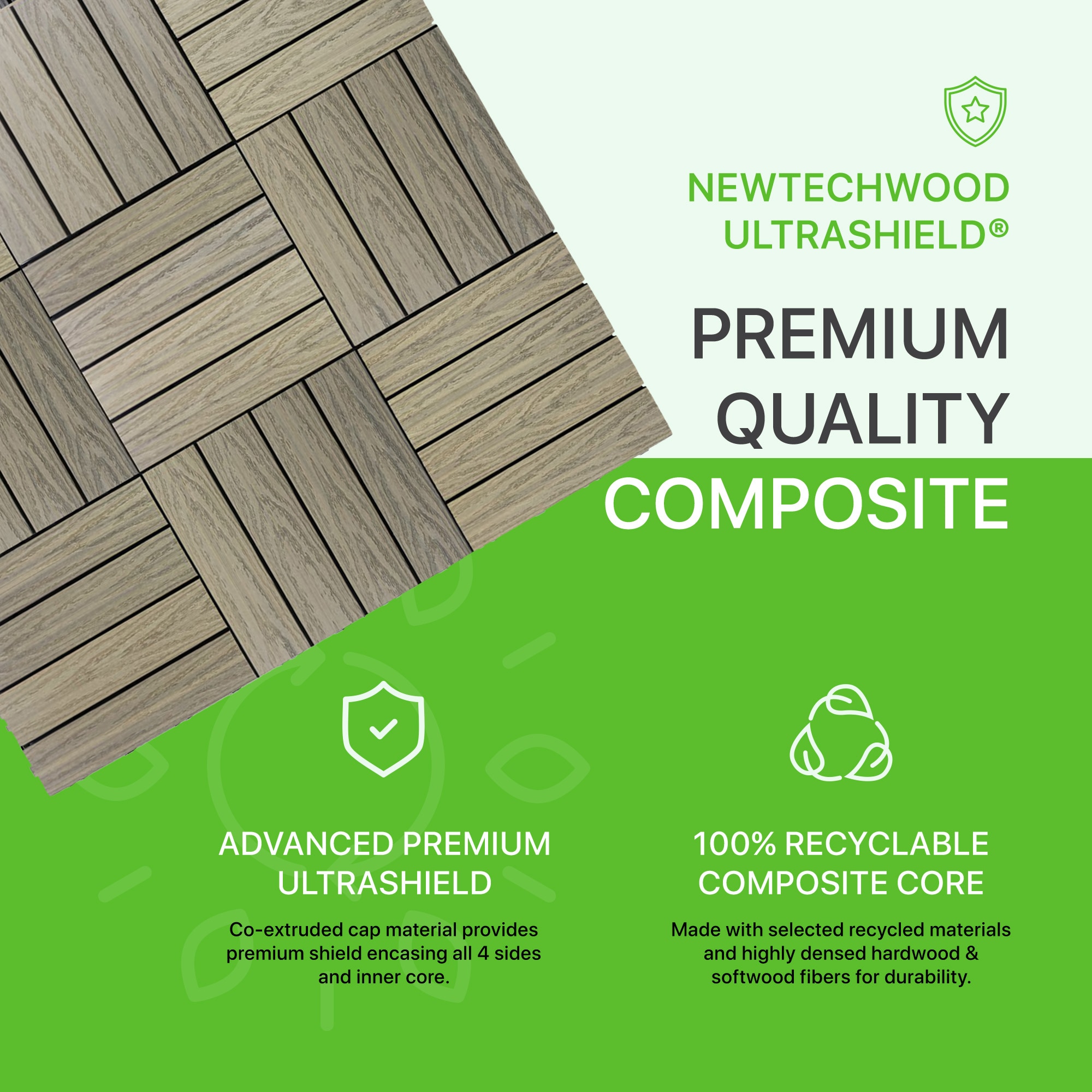 NewTechWood US-QD-ZX-AT Deck-Tiles - View #4