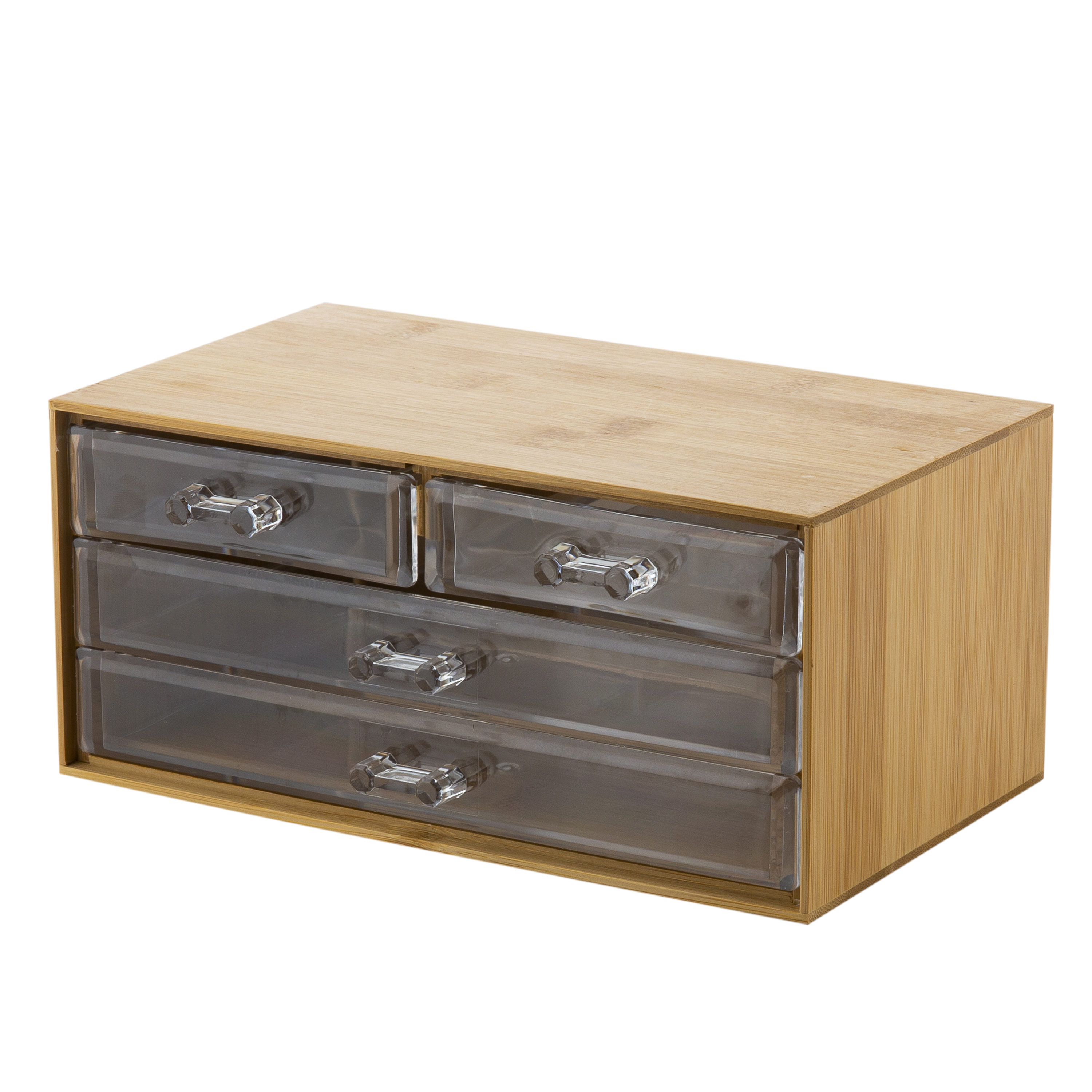 Simplify 23305 (6.1-in W x 4.41-in H x 9.65-in D) Bamboo Plastic Caddy