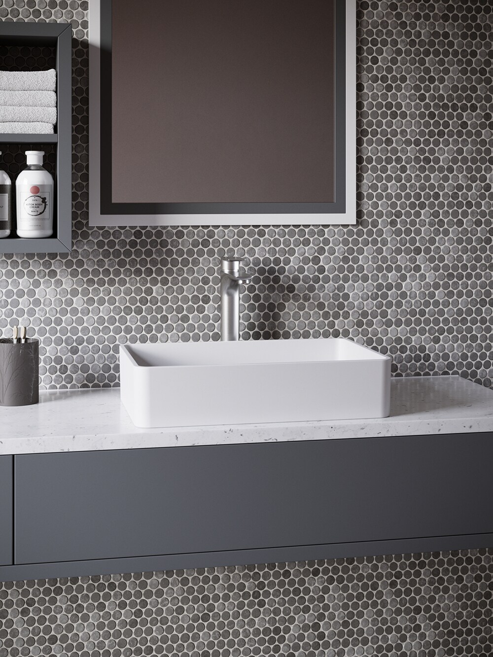 Karran QM176WH422SS Bath-Sink - View #2