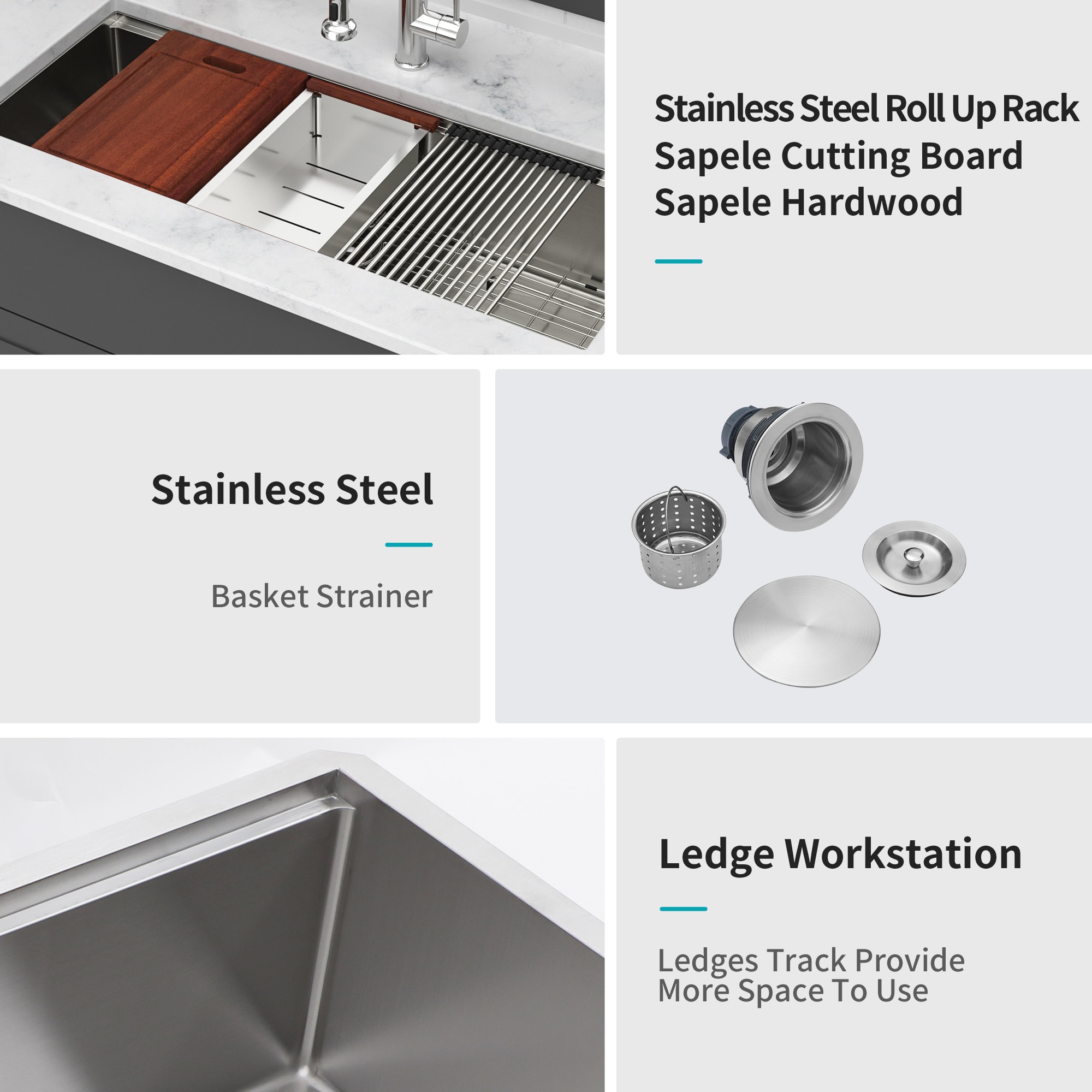 LIVIZA TLY-SS223004 Kitchen-Sinks - View #4