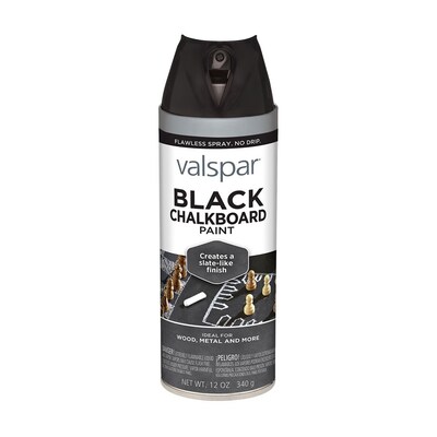 Valspar Black Oil Based Paint 12 Oz At Com - Valspar Chalk Spray Paint Colors