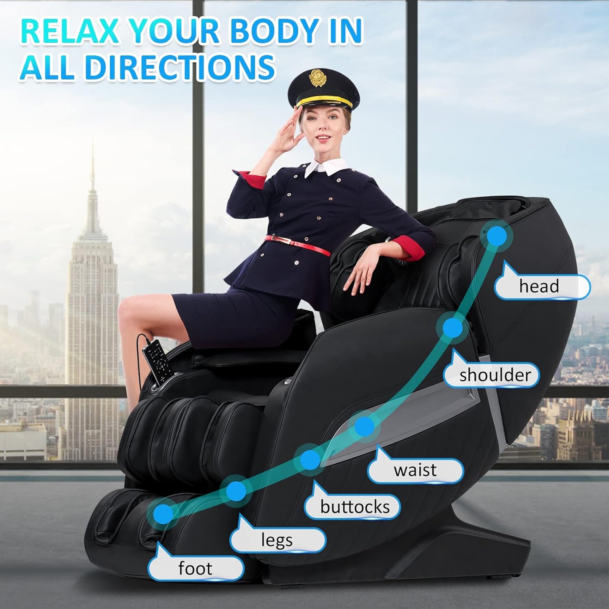 Medfinity HHA305-BLK recliners - View #2