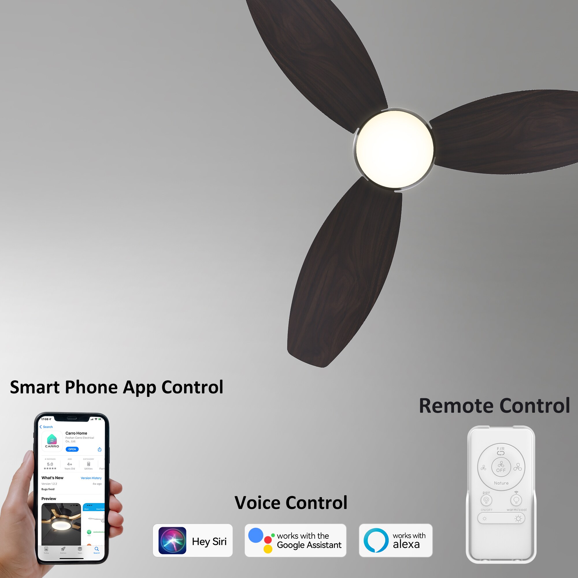 CARRO USA LS483Q-L12-BG-1 Ceiling-Fans - View #4