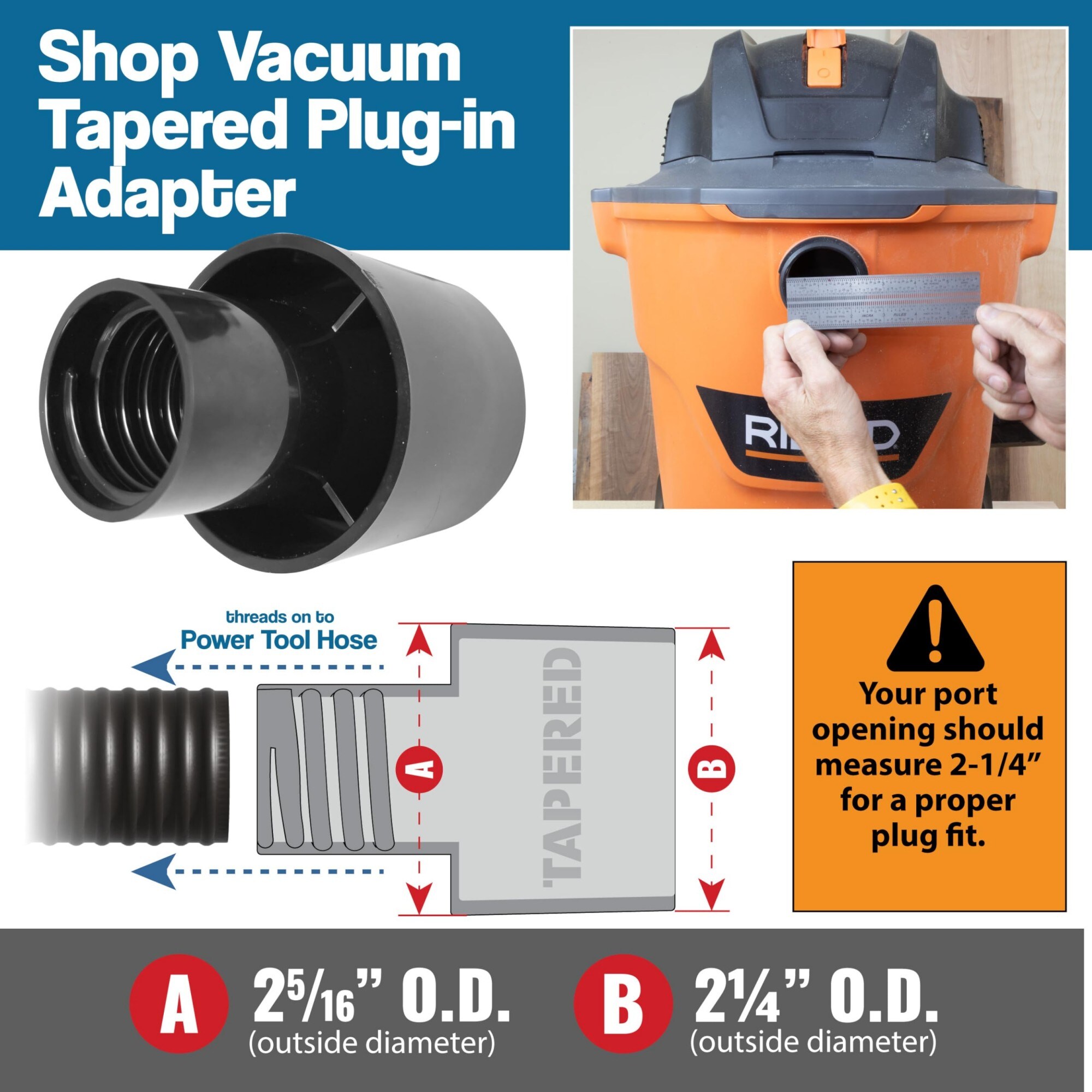 Numhew NHDREW42340 Dust-Collection-Attachments - View #2