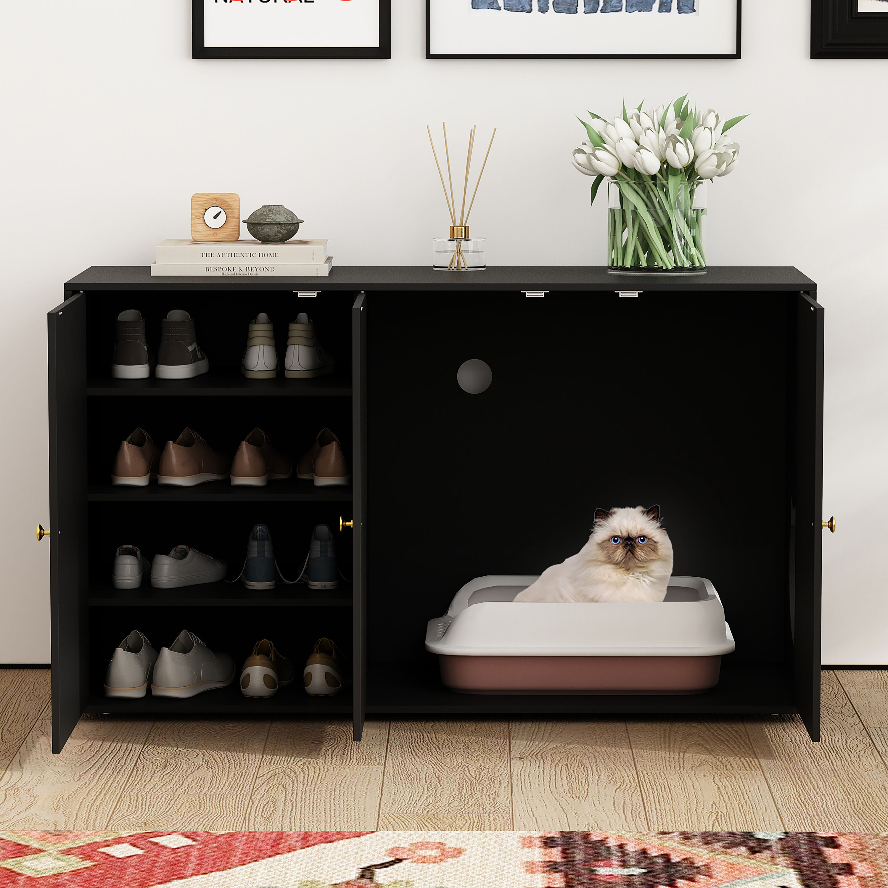 MIDHAM KF180127-01 Composite Indoor Medium Cat House