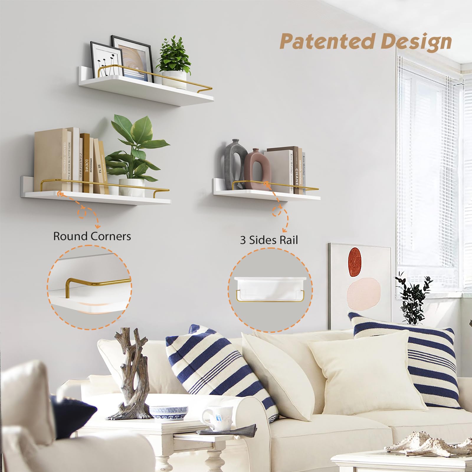 Misopily LMS1224B26 Bathroom-Shelves - View #4