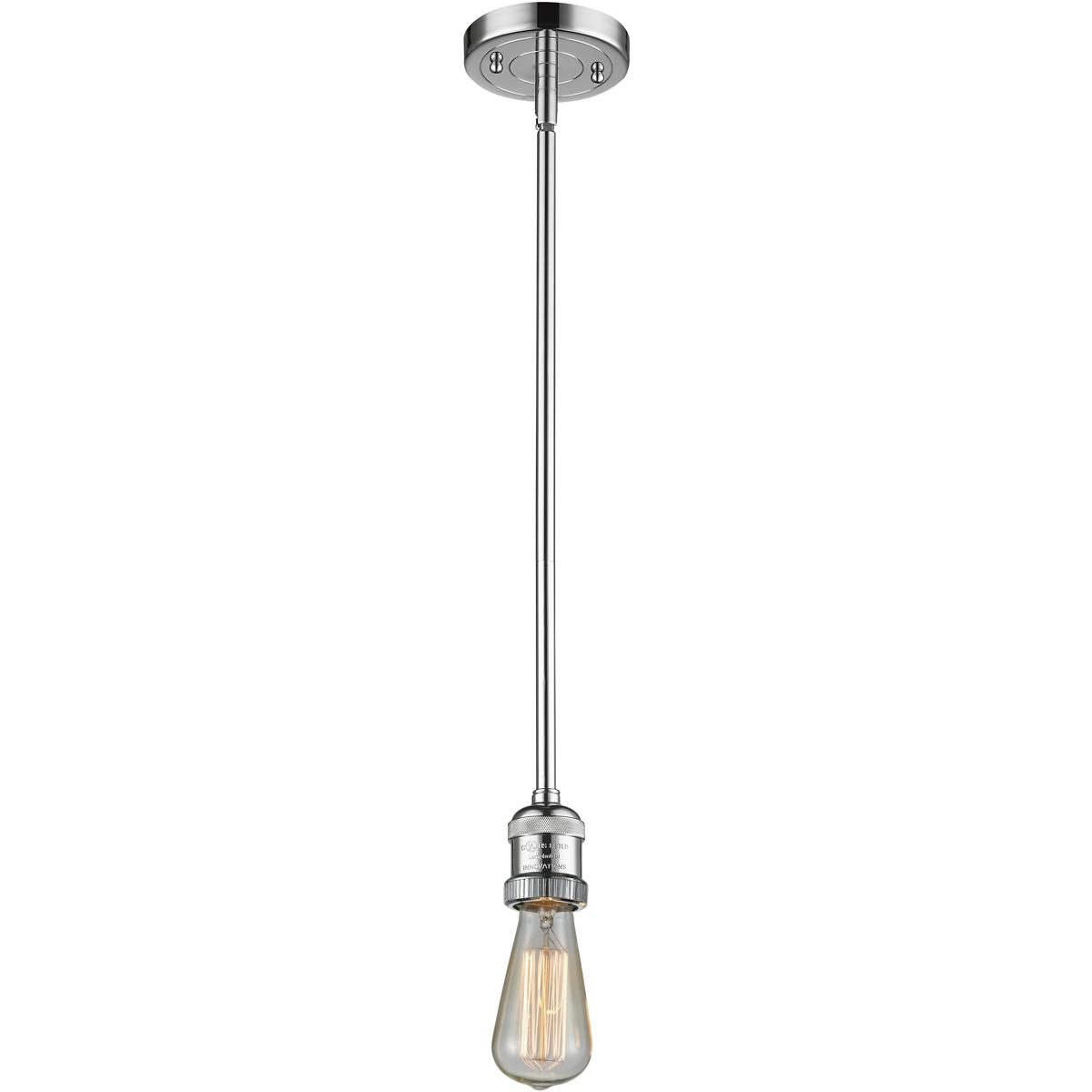 Innovations Lighting 1975891 201S-PC-LED Franklin Restoration Bare Bulb Mini Pendant