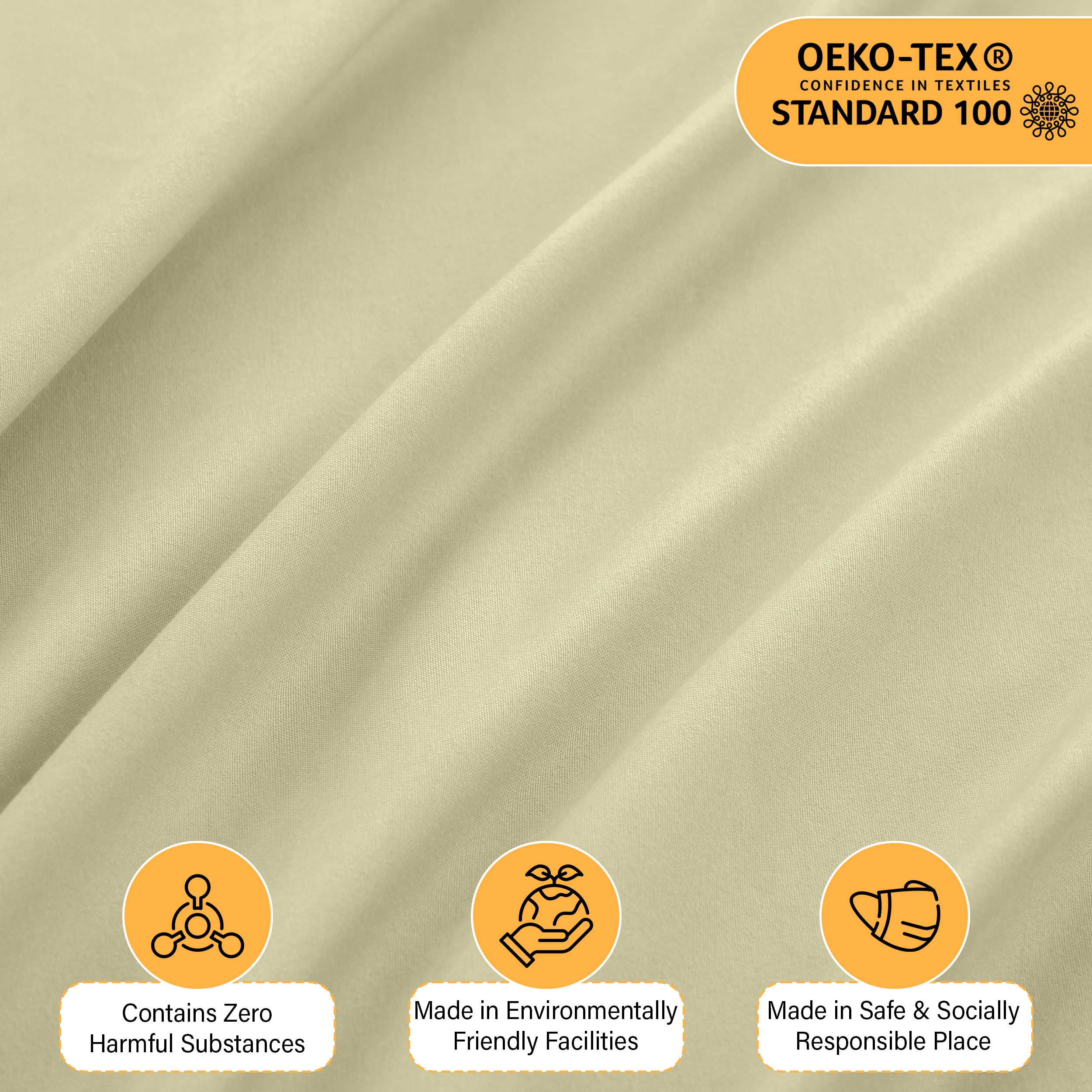 Lux Decor Collection 4PC PSHT F BEG Sheet-Sets - View #5
