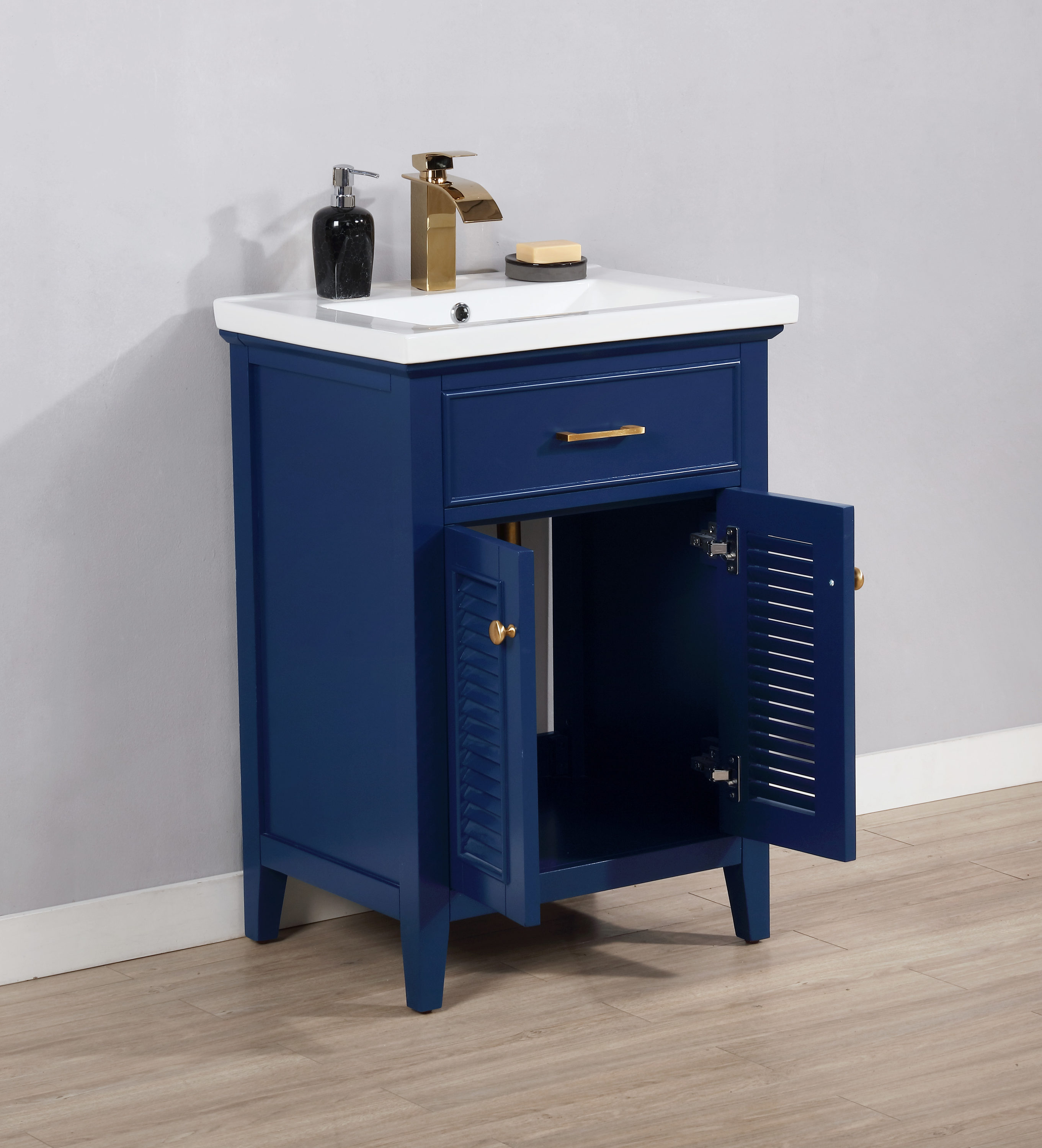 Design Element S09-24-BLU Bath-Vanity-Combo - View #4