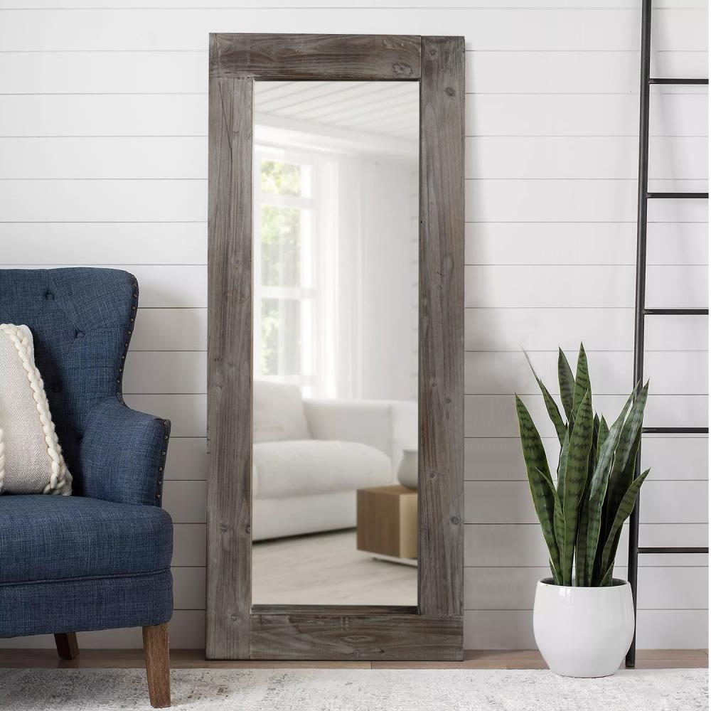 Wall Oversize Full Length Mirror, Floor Standing Mirror Wood