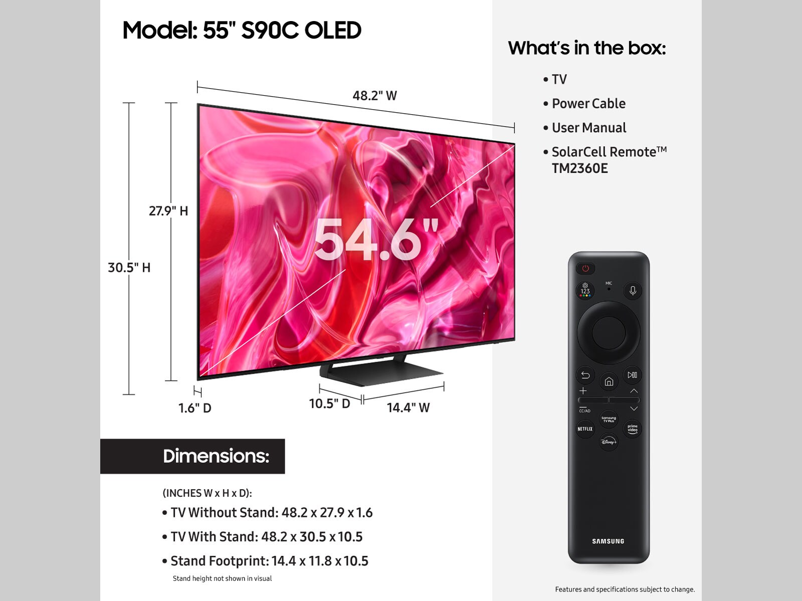 Samsung QN55S90CAFXZA tvs - View #5