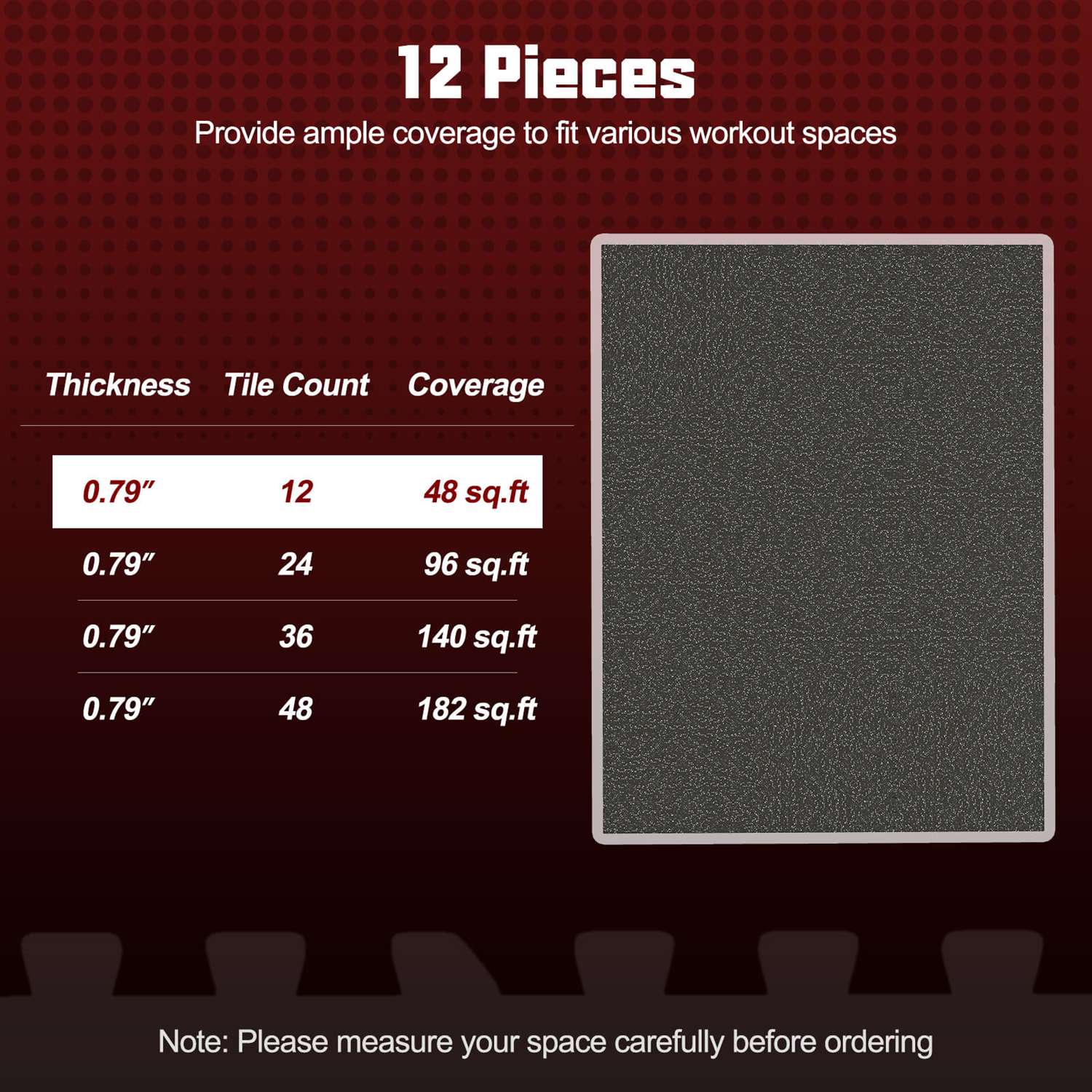 Costway CSHY001696 Fitness-Equipment-Mats - View #2